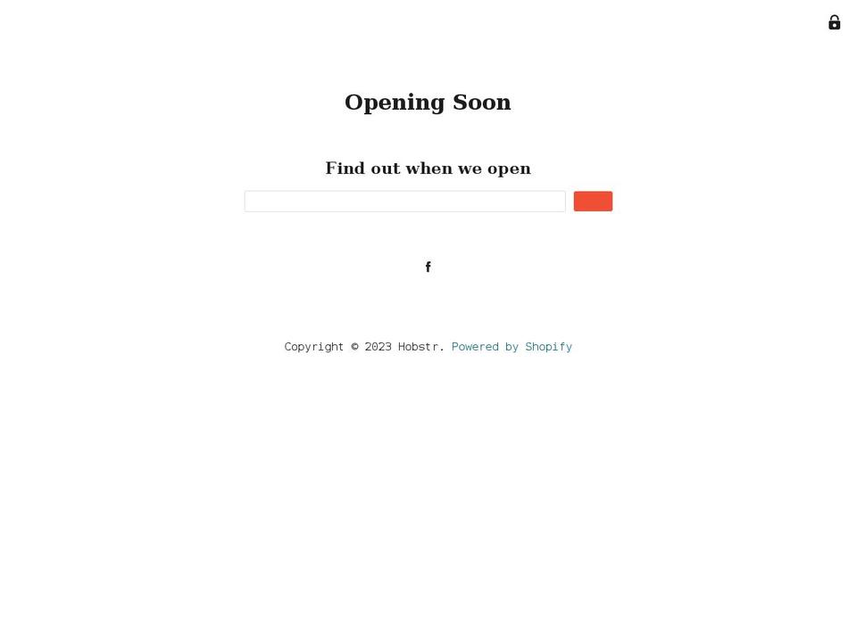 hobstr.com shopify website screenshot