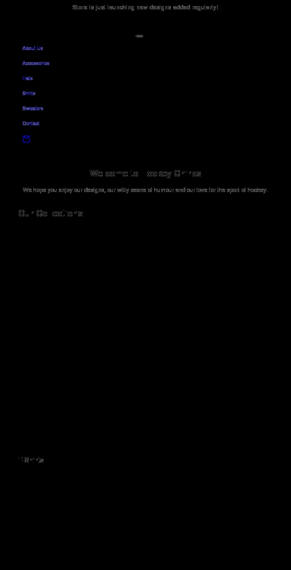 hockeychirps.com shopify website screenshot