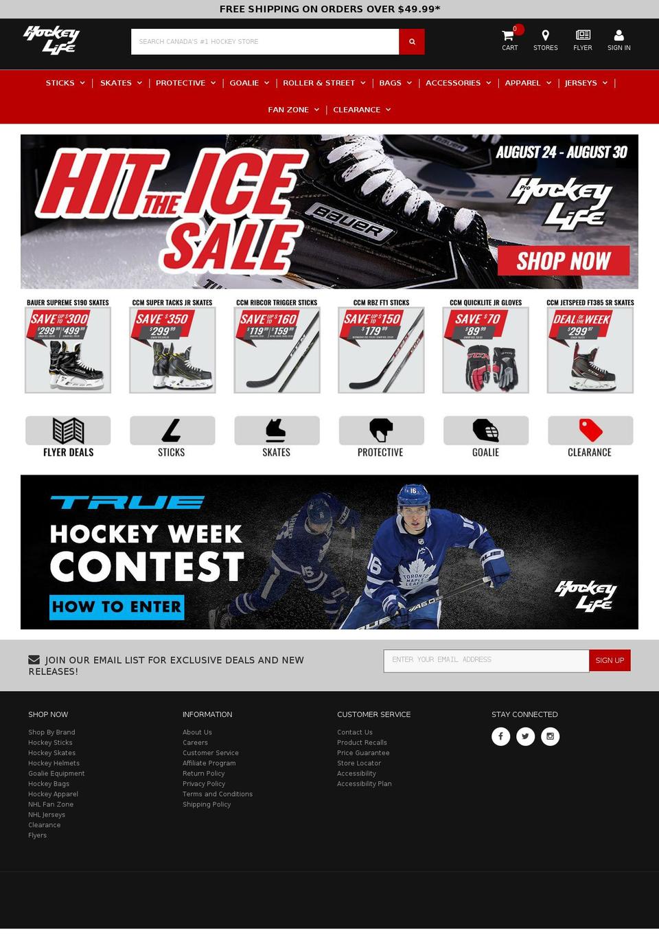 PHL-Furnitica Shopify theme site example hockeylife.com