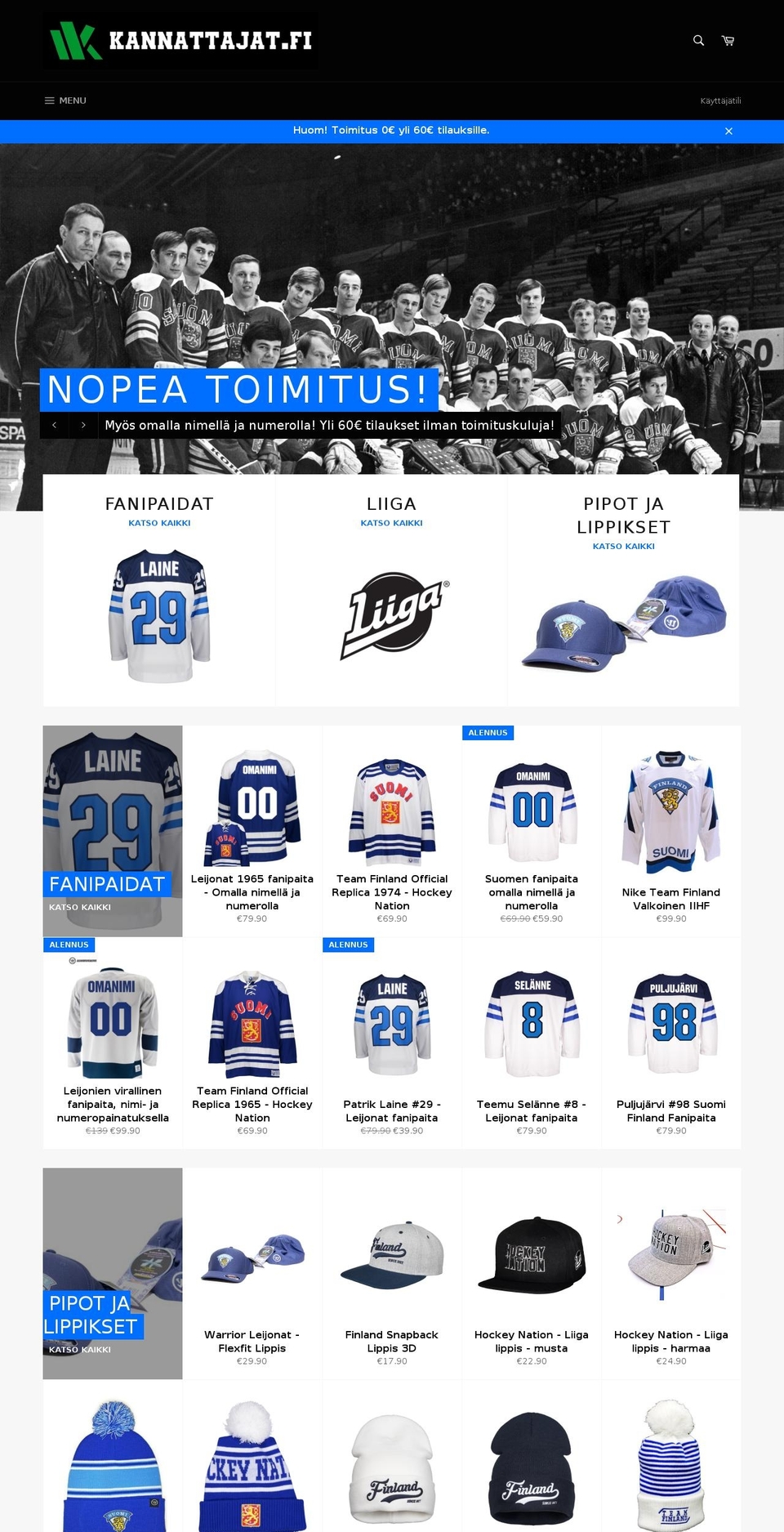 hockeynationbrand.com — Shopify storefront screenshot