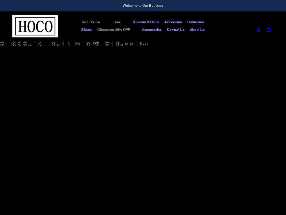 hocoshop.net shopify website screenshot