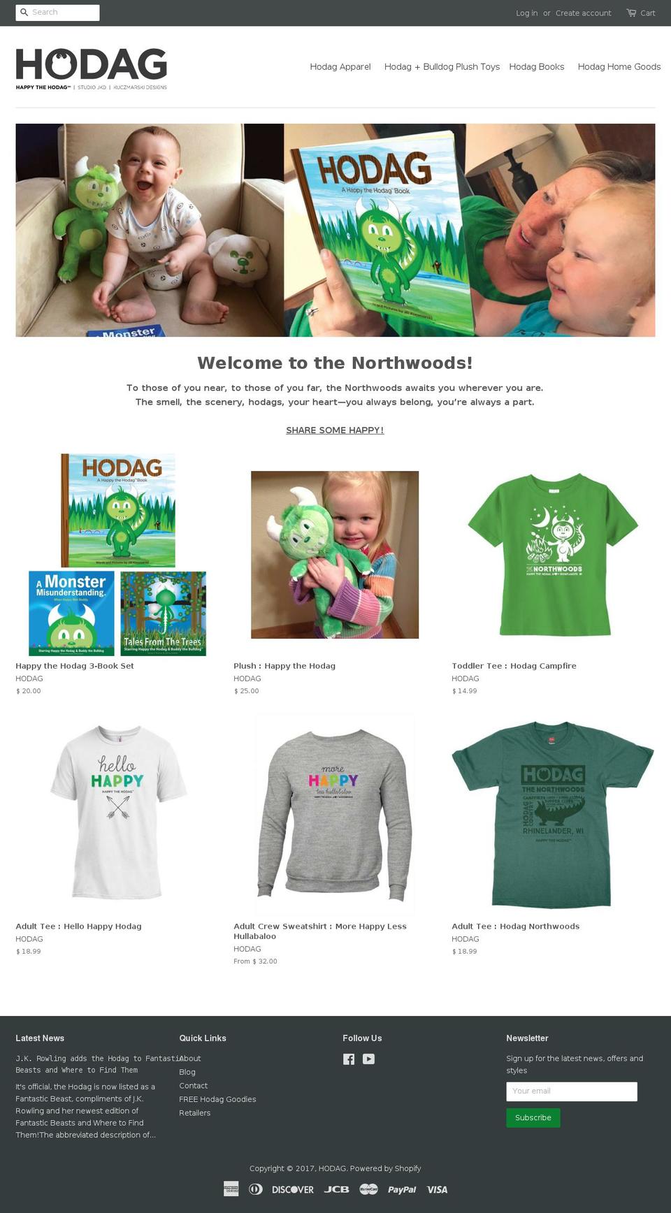 hodagbooks.com shopify website screenshot