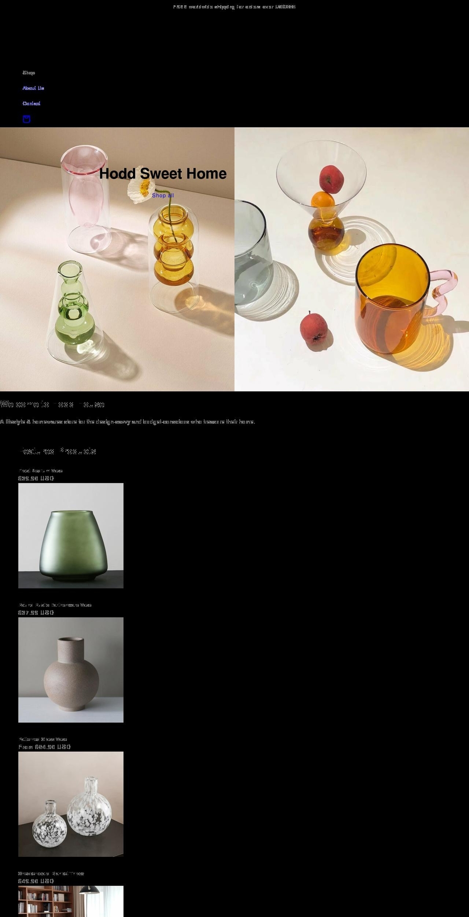 hoddhouse.com shopify website screenshot