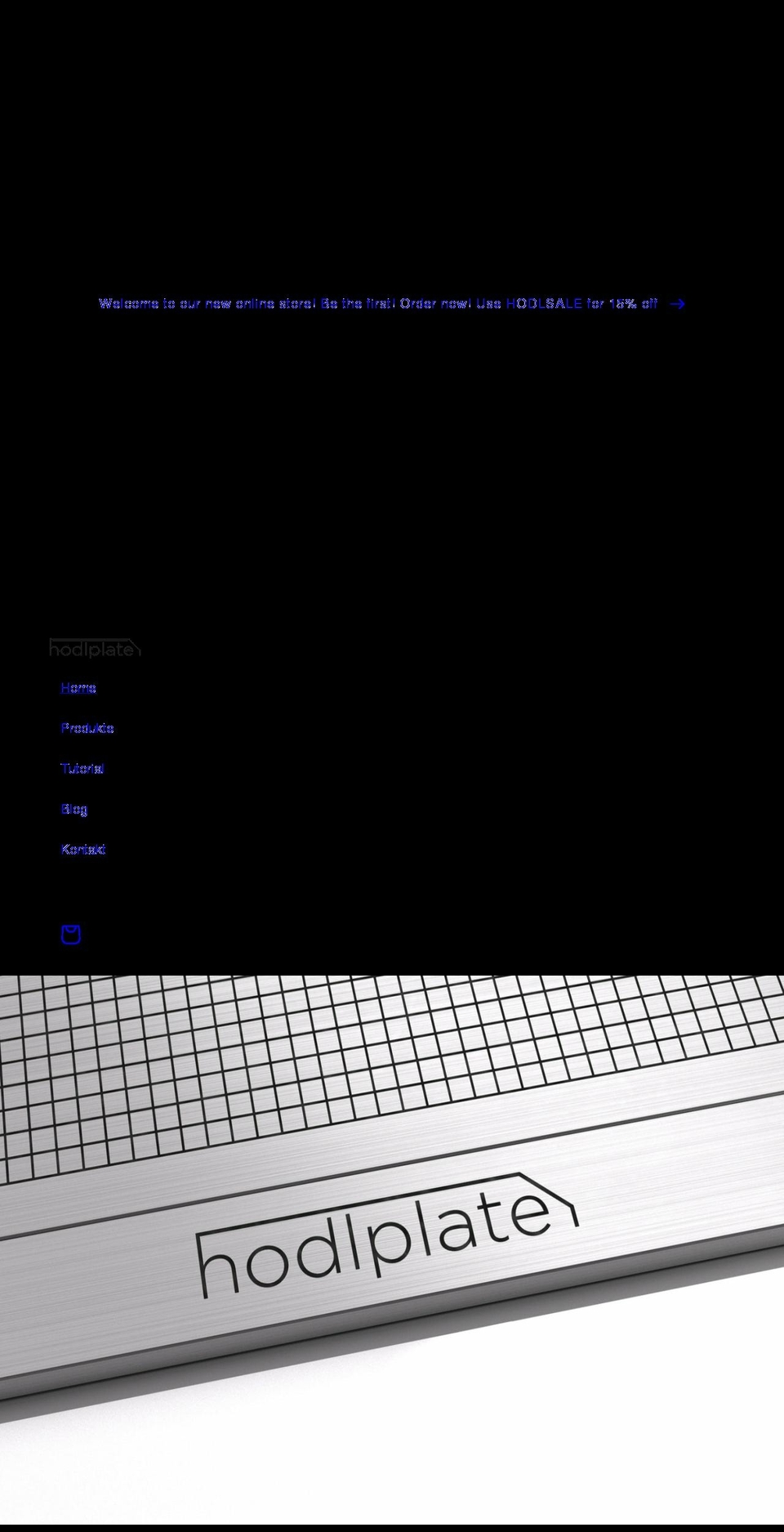 hodlplate.com shopify website screenshot