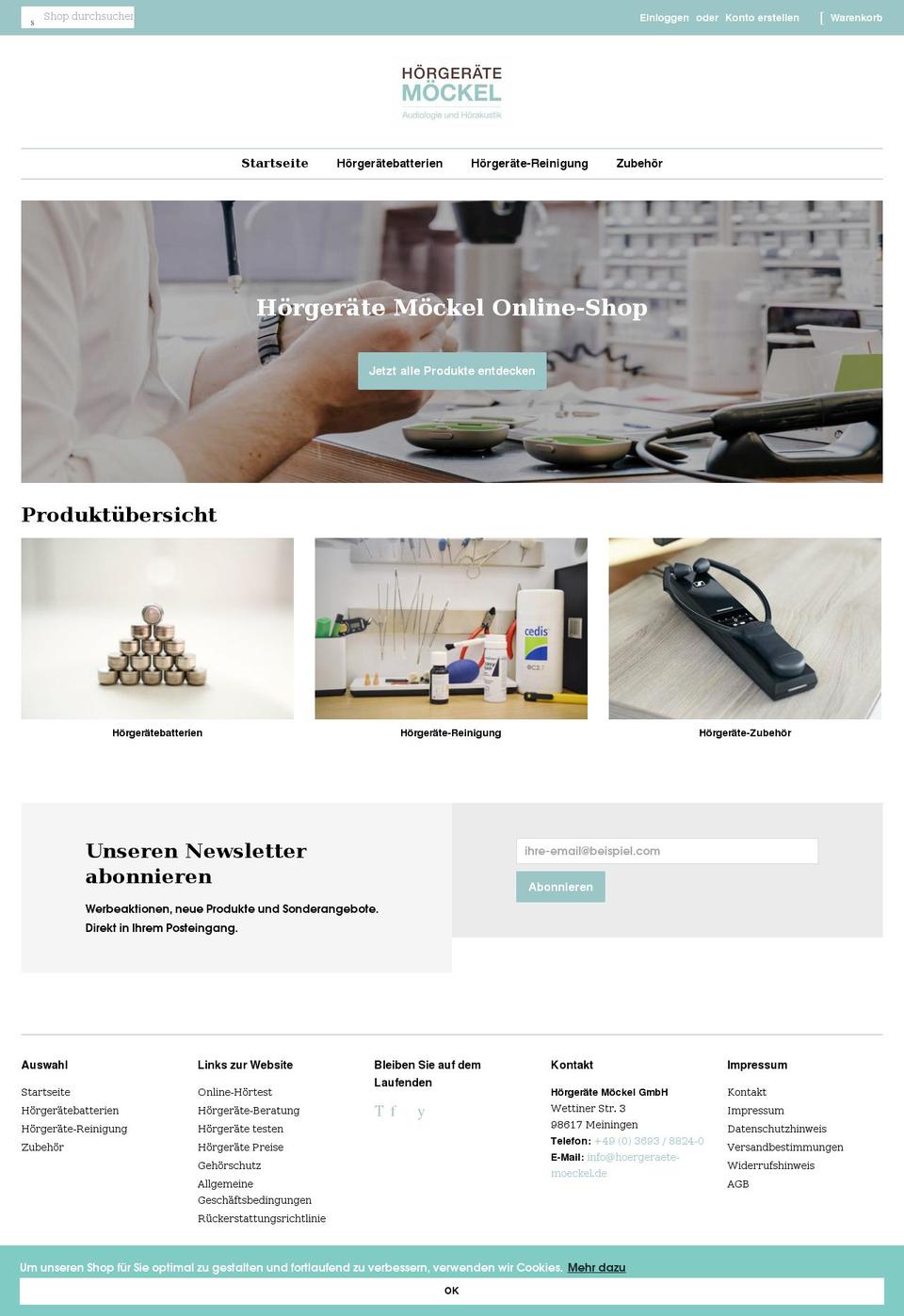 hoeren.shop shopify website screenshot