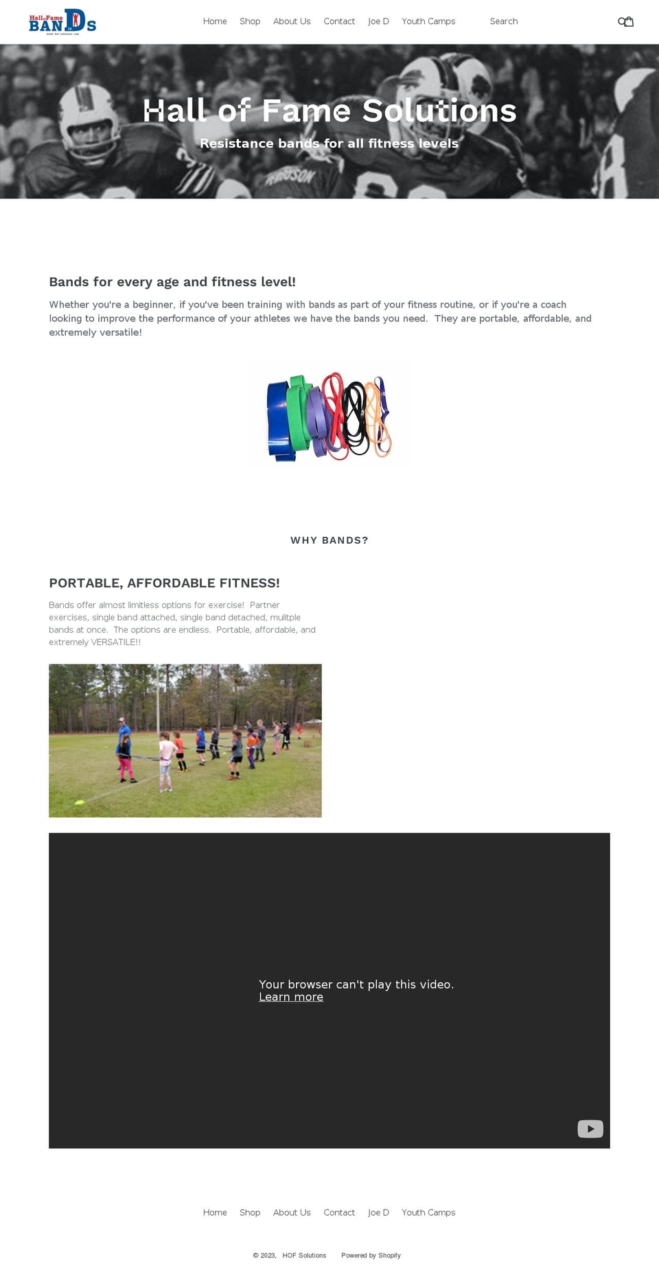 hof-solutions.com shopify website screenshot