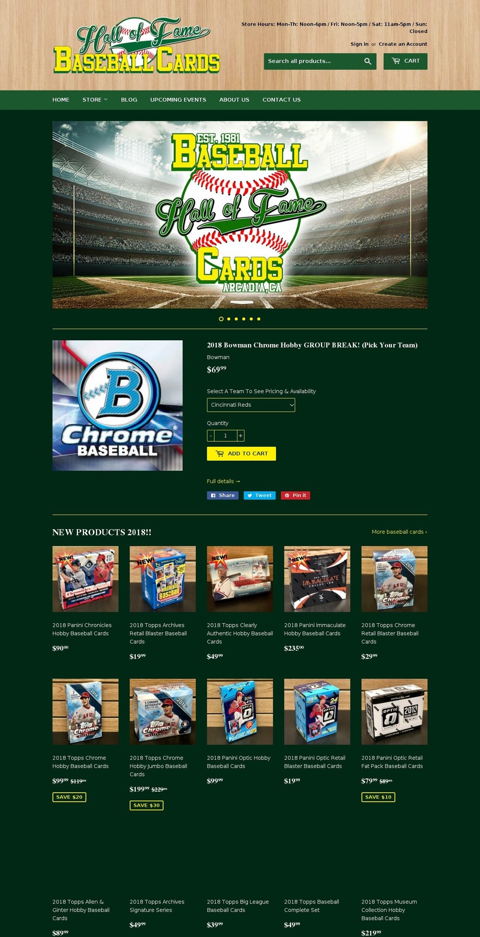 hofbc.com shopify website screenshot