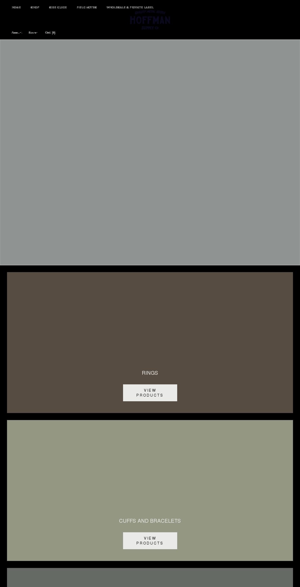 hoffmansupplyco.com shopify website screenshot