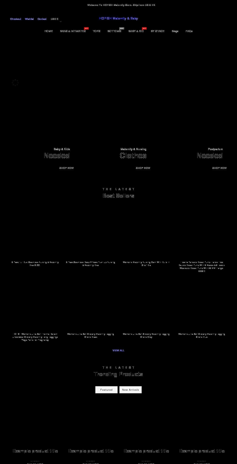 hofish.net shopify website screenshot