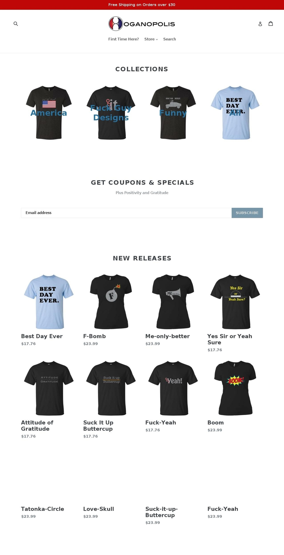 hoganopolis.com — Shopify storefront screenshot