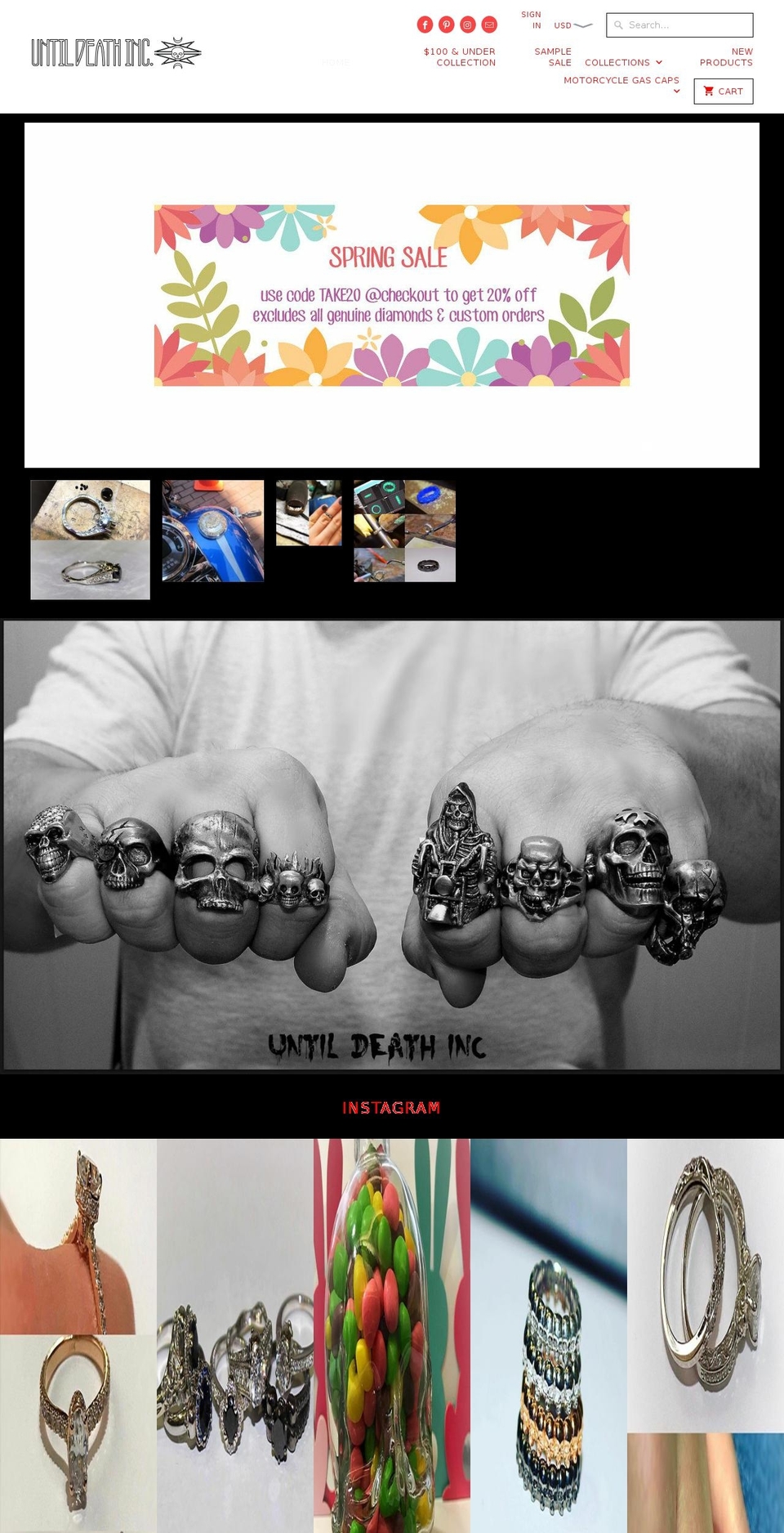 hogcaps.com shopify website screenshot