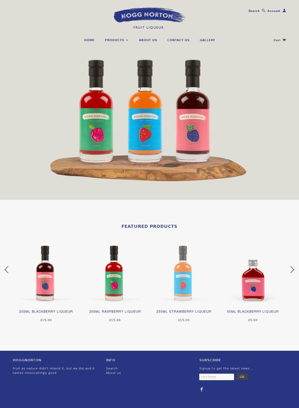 hoggnorton.co.uk shopify website screenshot