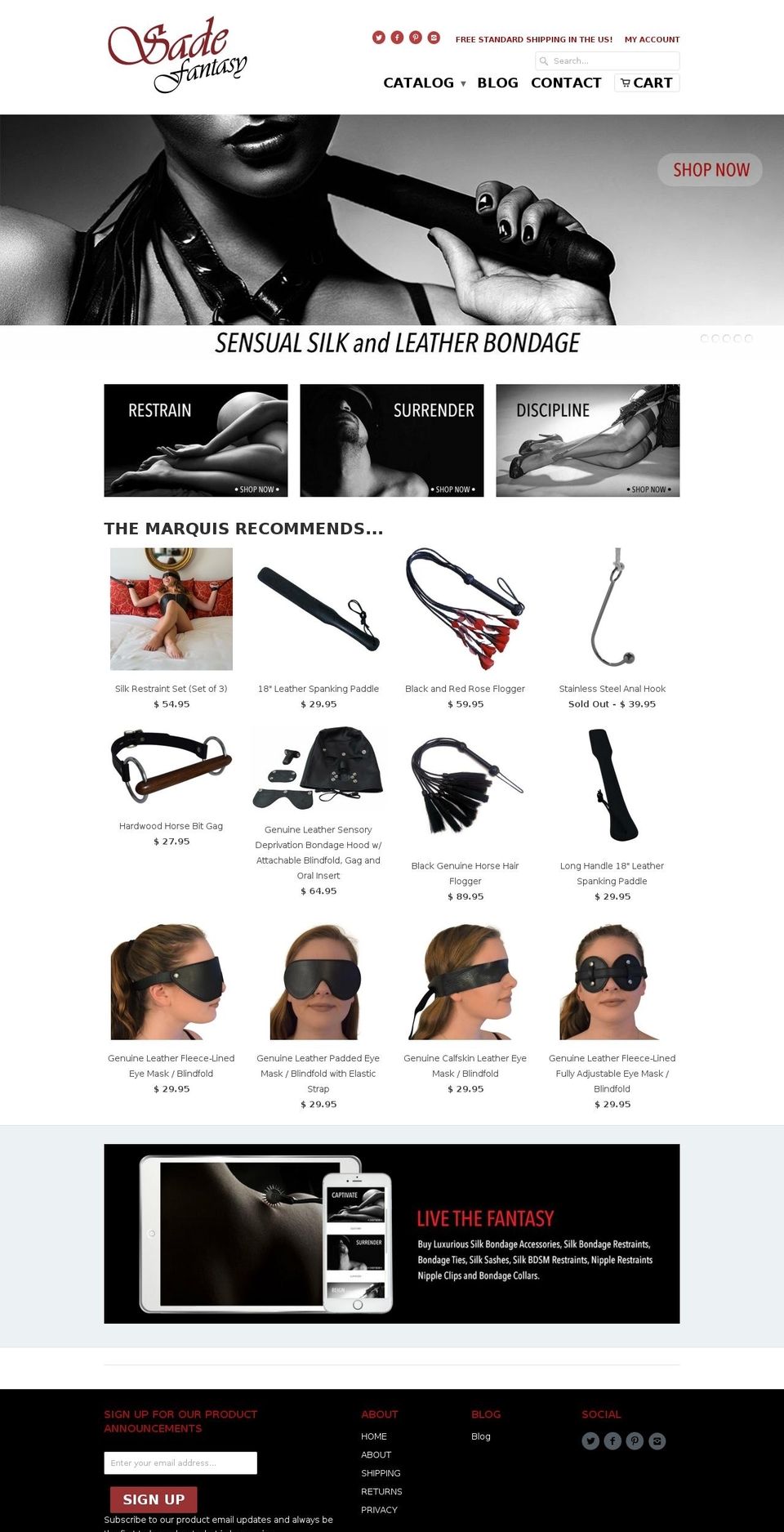 hogtiedonline.com — Shopify storefront screenshot