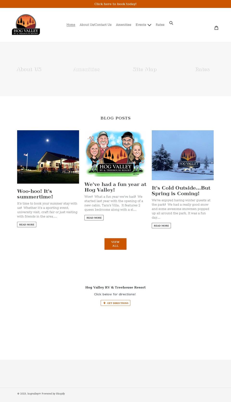 hogvalleyrv.com shopify website screenshot