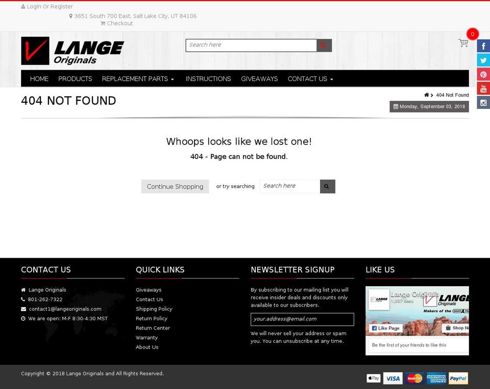 lange-original-by-enam Shopify theme site example hoistabike.net