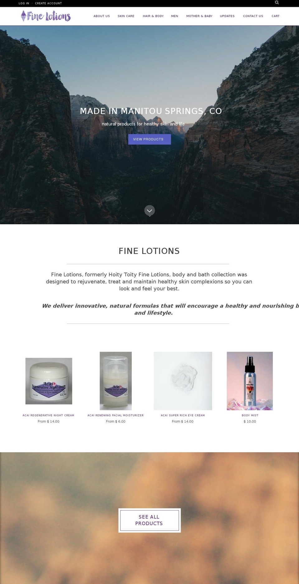 hoitytoityfinetoiletries.com shopify website screenshot