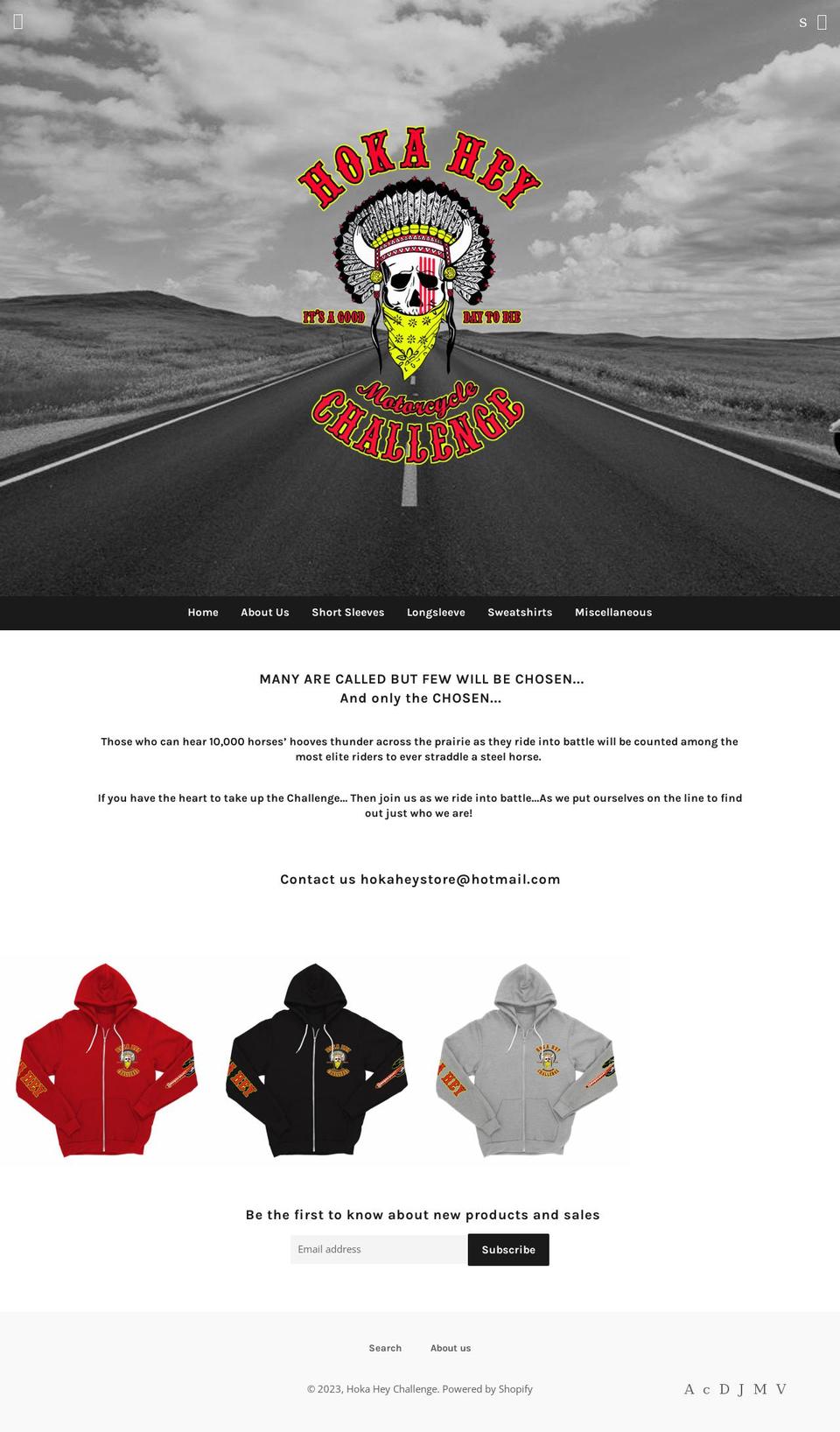 hoka-hey-challenge.myshopify.com shopify website screenshot