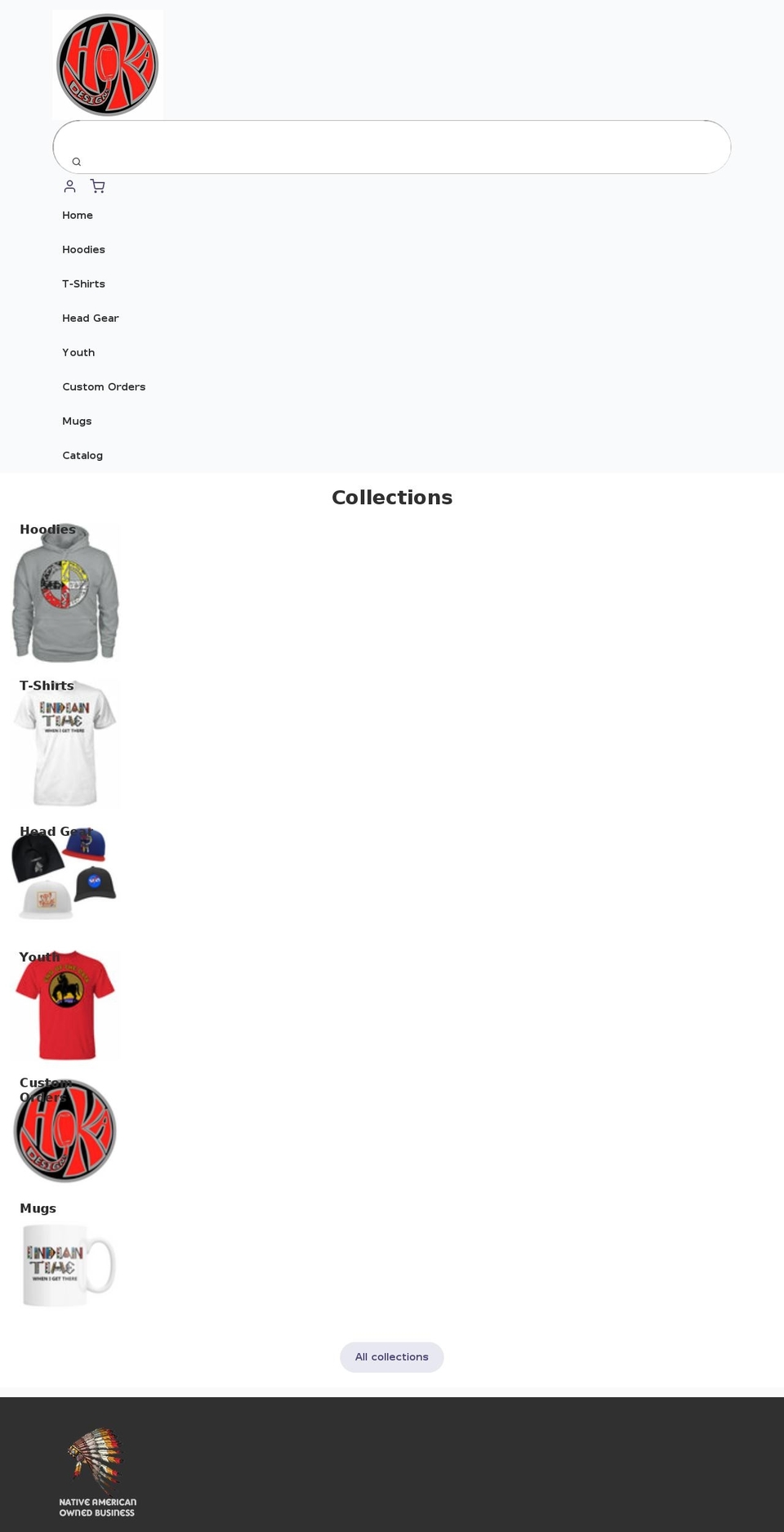 Avatar Shopify theme site example hokadesigns.com