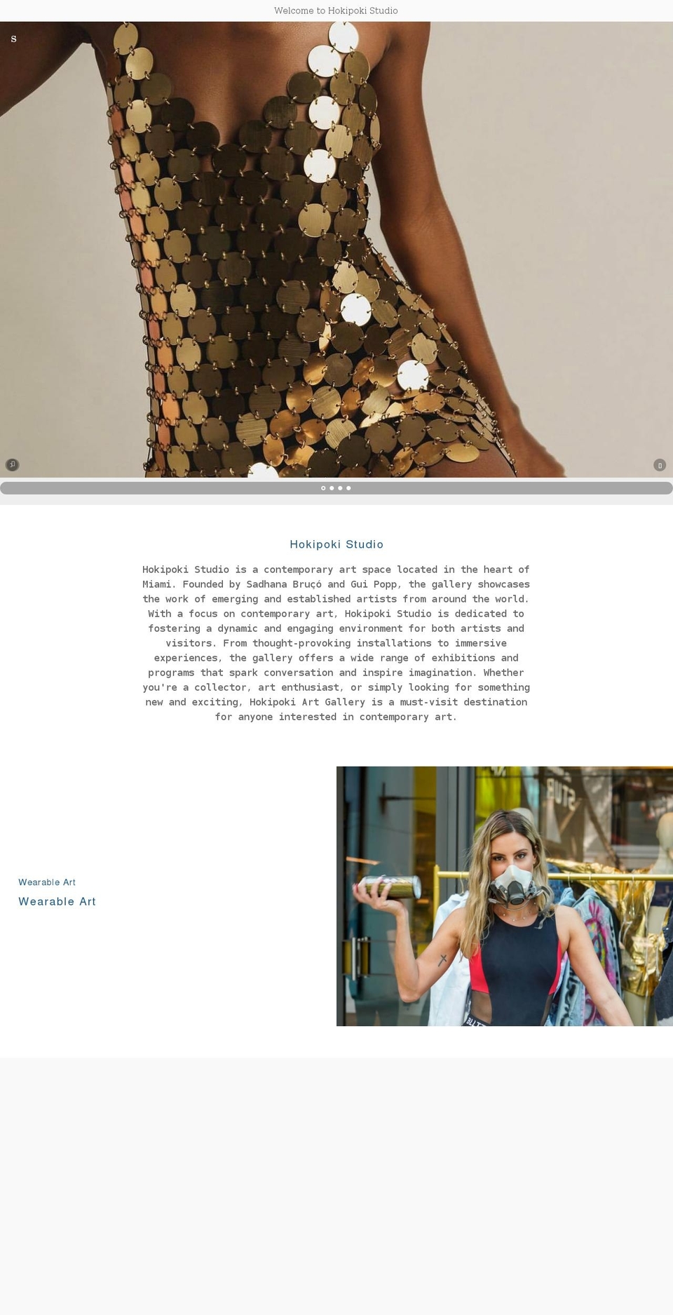 hokipokistudio.com shopify website screenshot