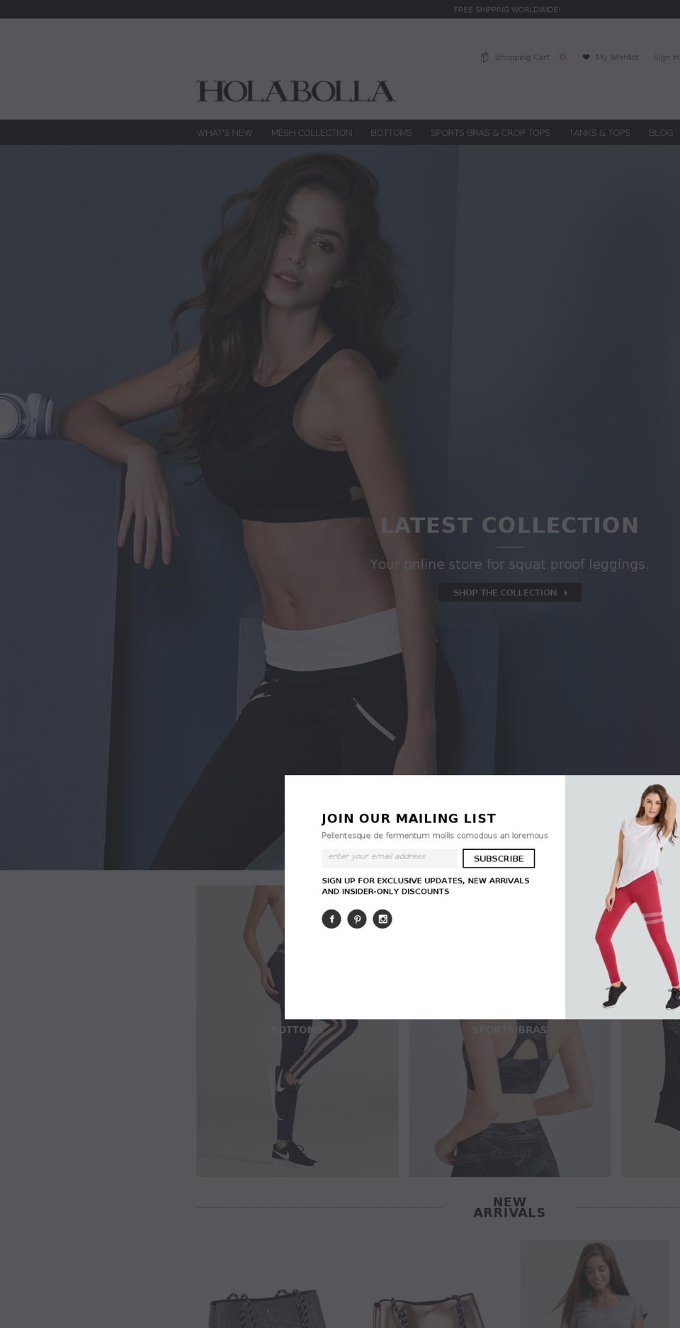holabolla.com — Shopify storefront screenshot