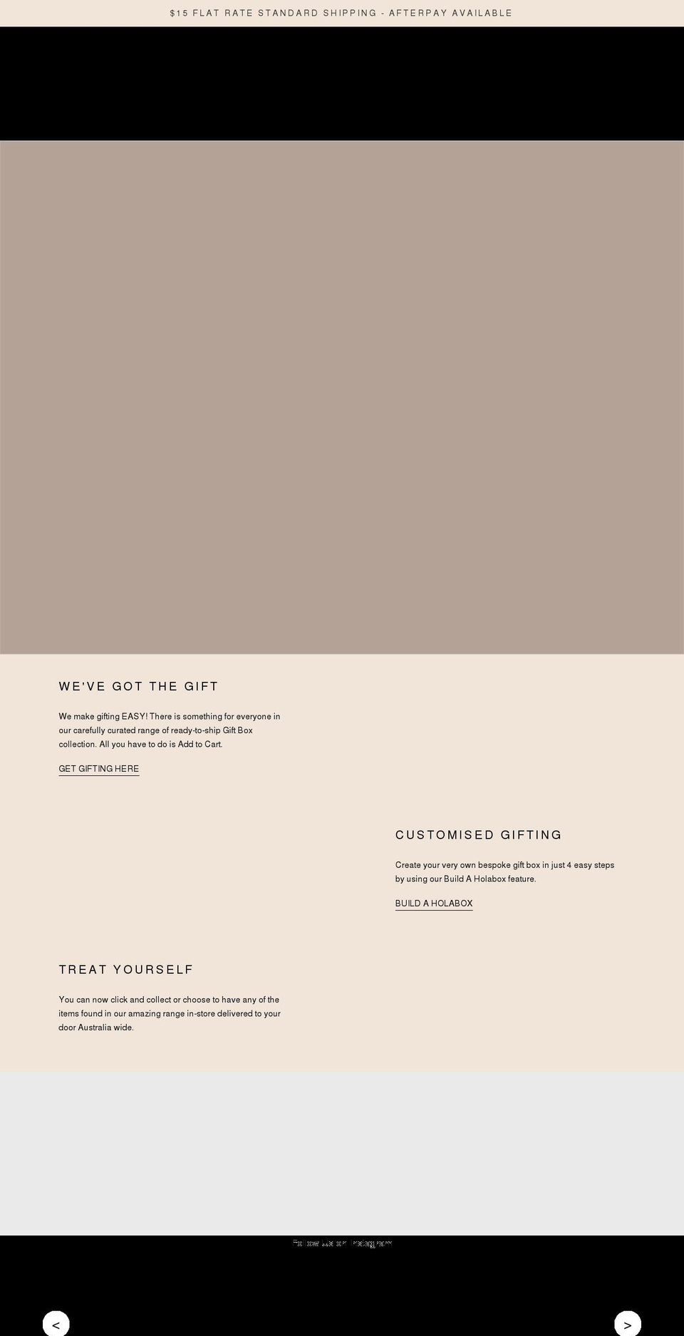 holabox.com.au shopify website screenshot