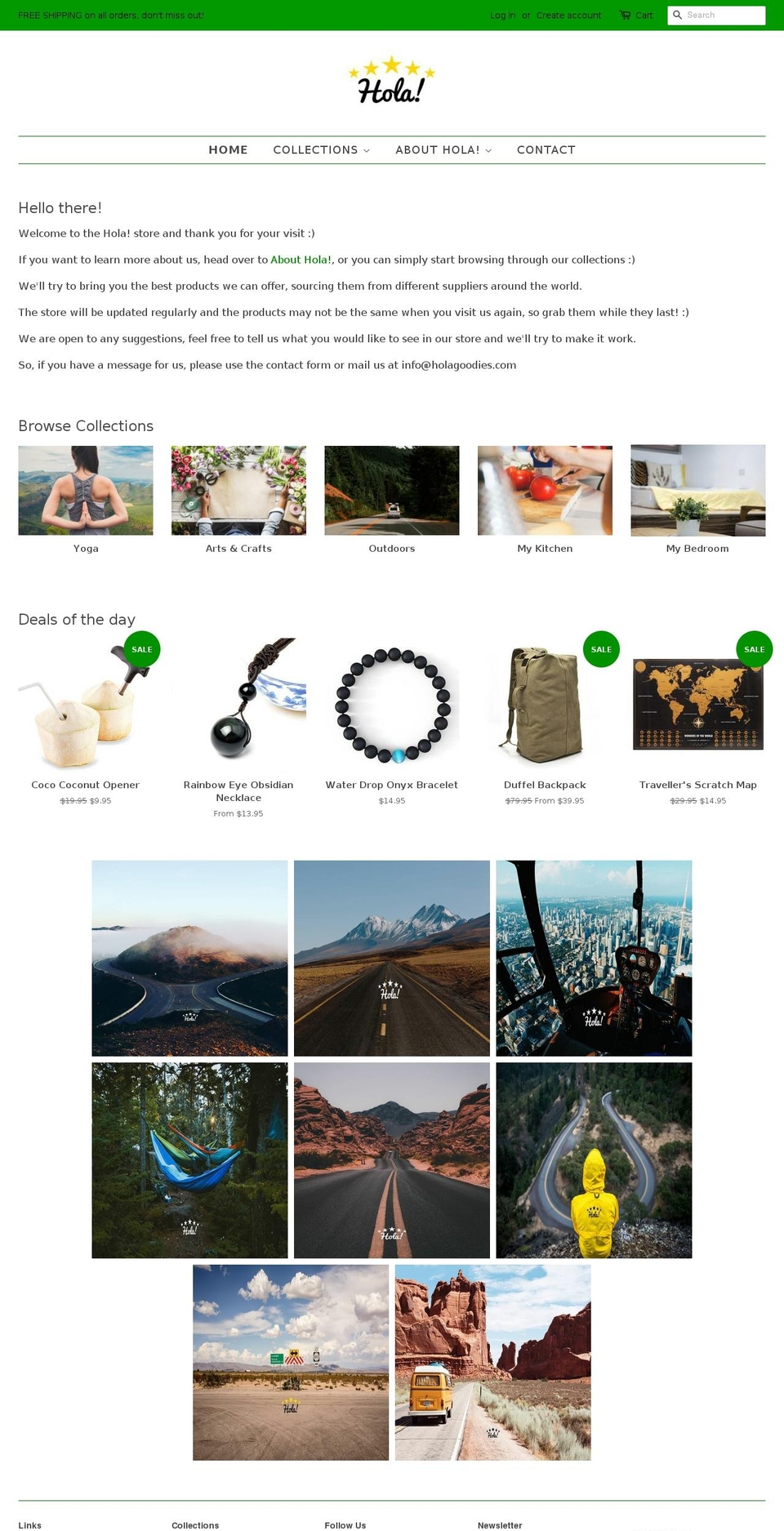 holagoodies.com — Shopify storefront screenshot