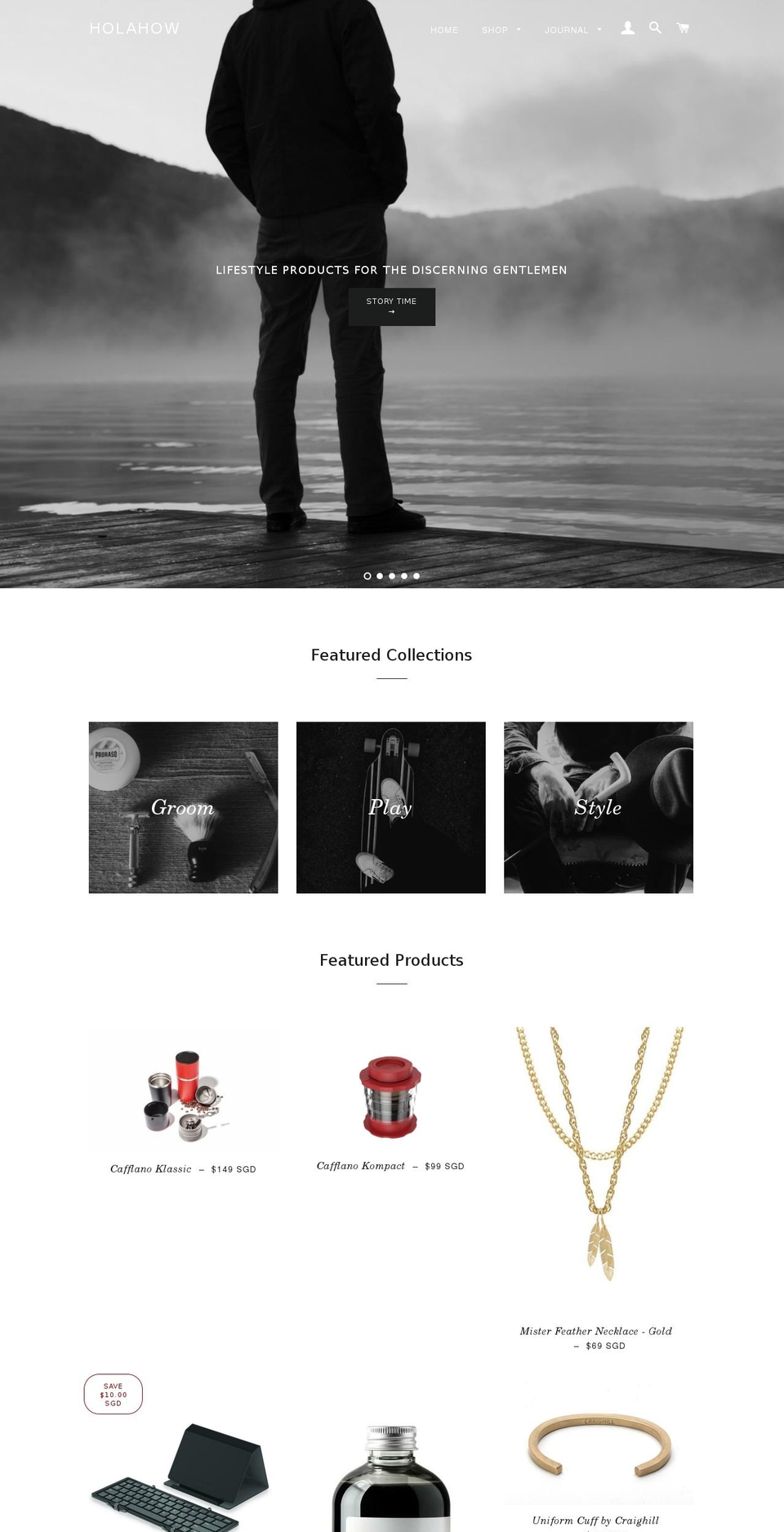 holahow.com shopify website screenshot