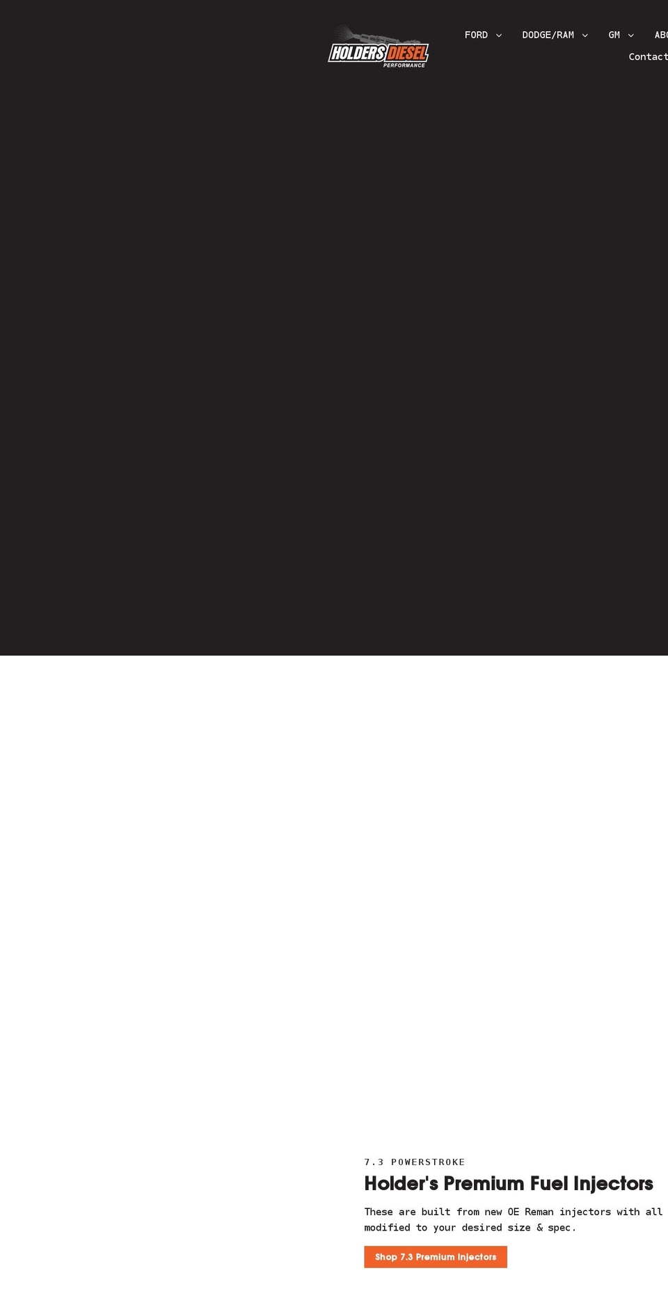 holdersdiesel.com shopify website screenshot