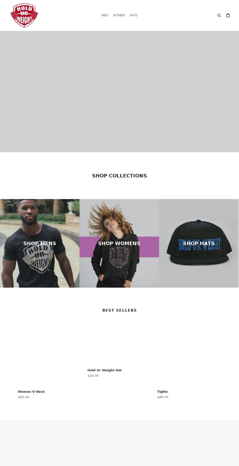 holdurweightfitness.com shopify website screenshot