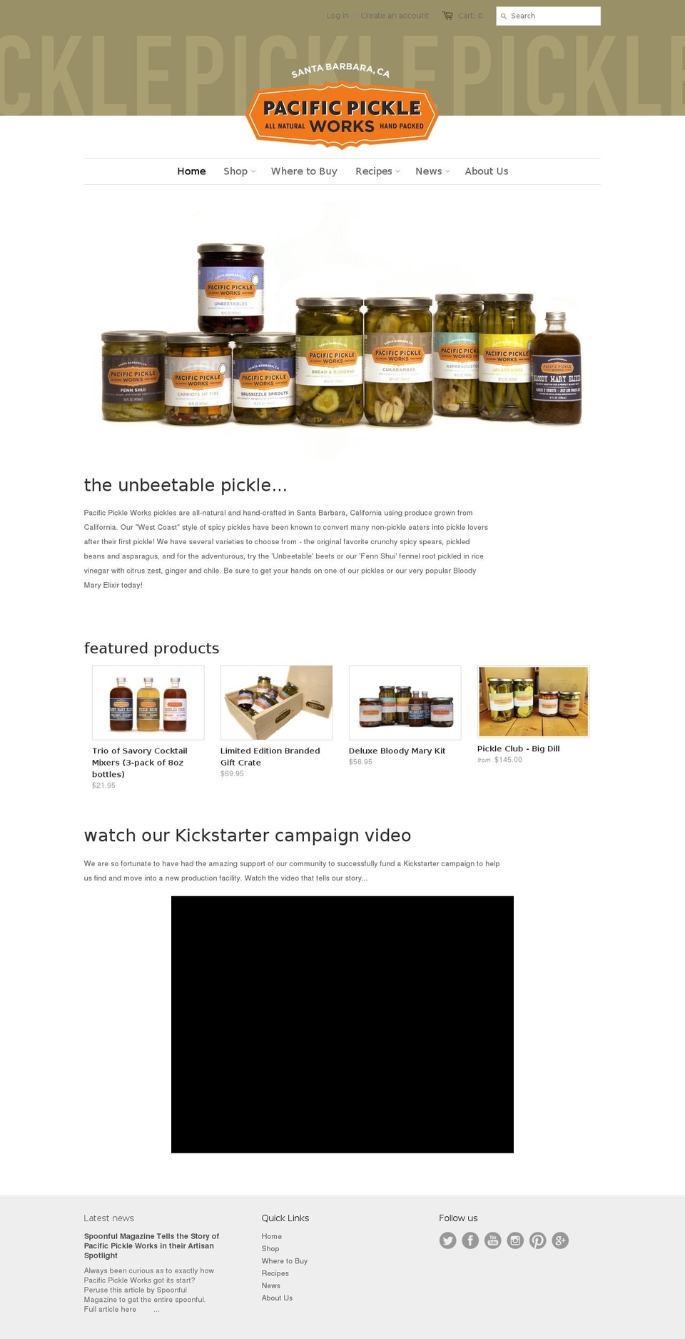 holdyourpickle.com shopify website screenshot