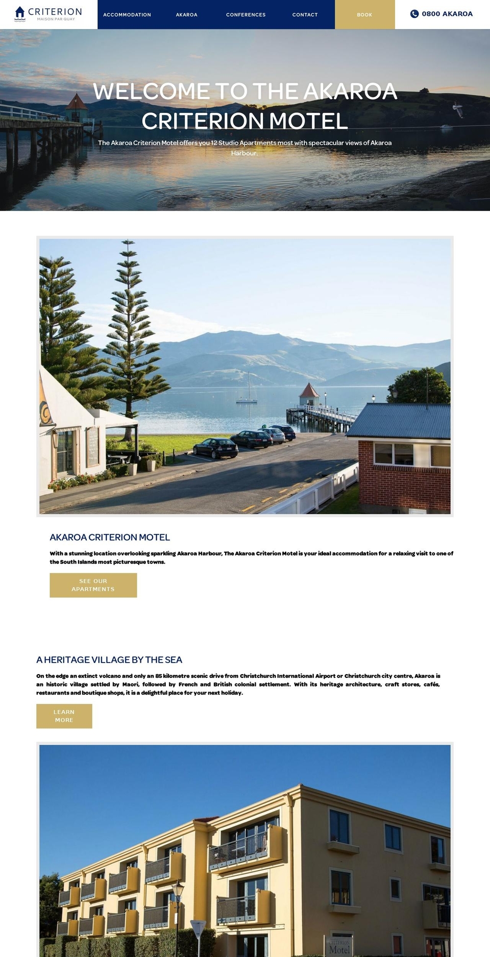 holidayakaroa.com — Shopify storefront screenshot