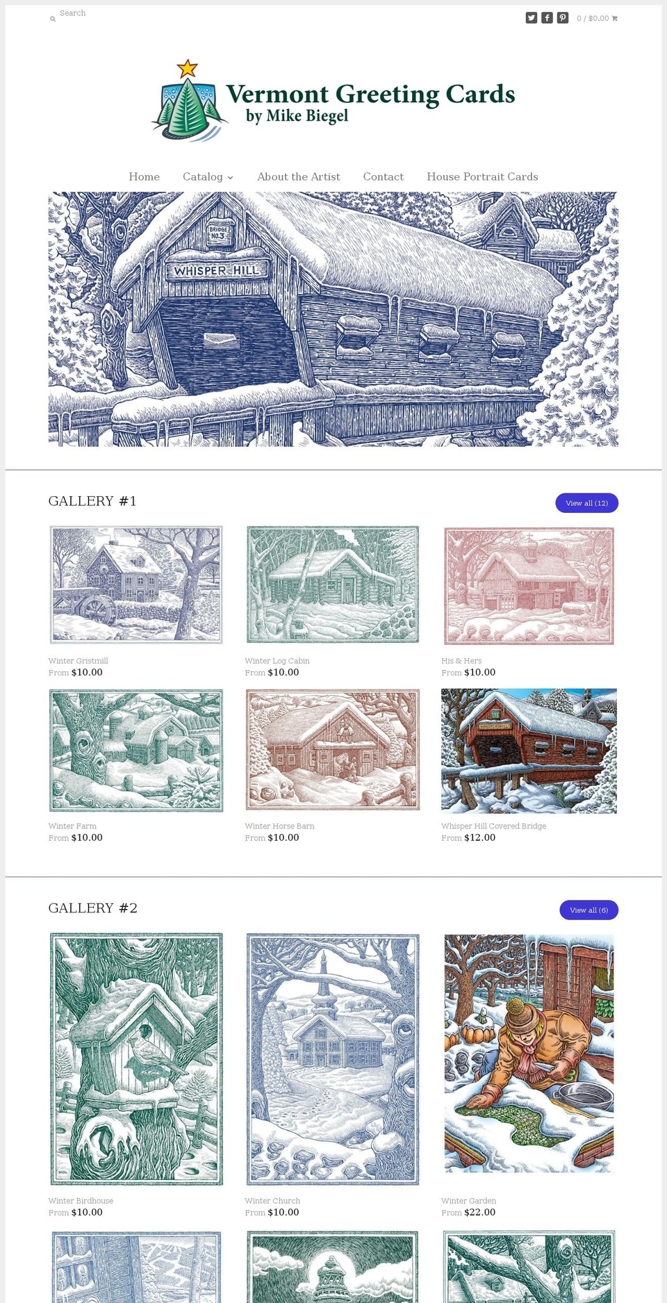 holidaycardsonline.com shopify website screenshot