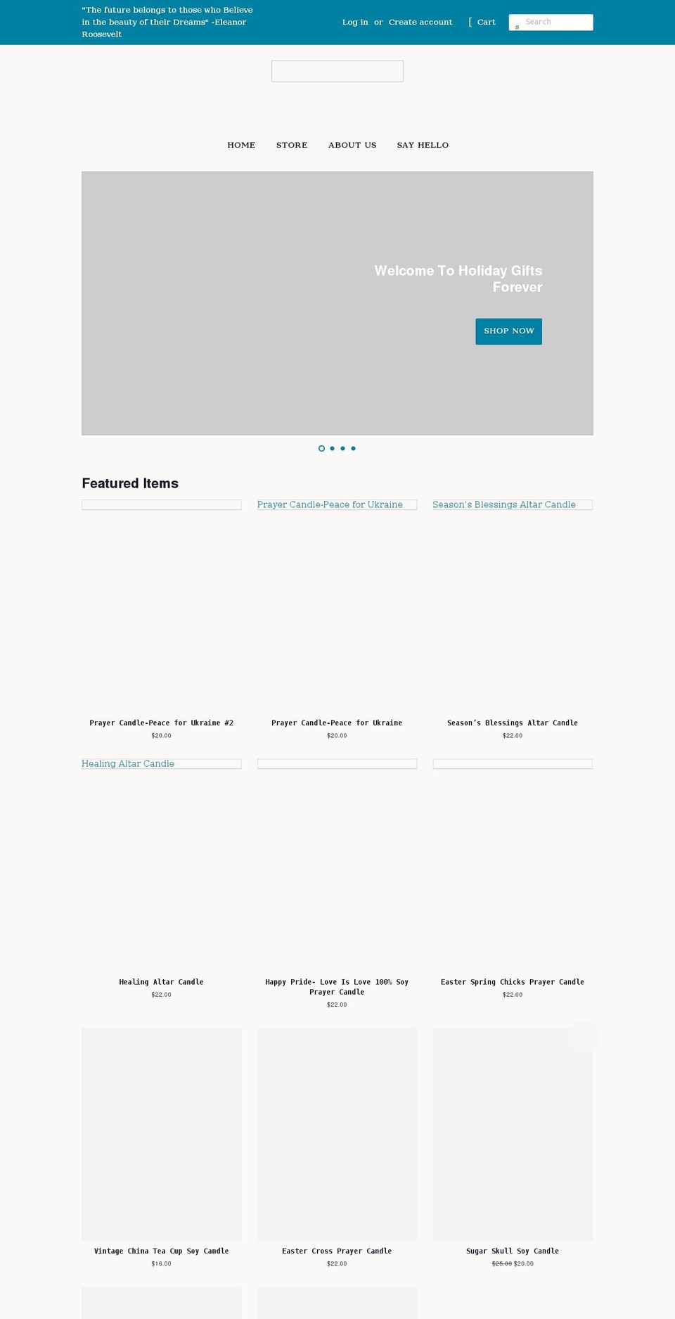 holidaygiftsforever.com shopify website screenshot