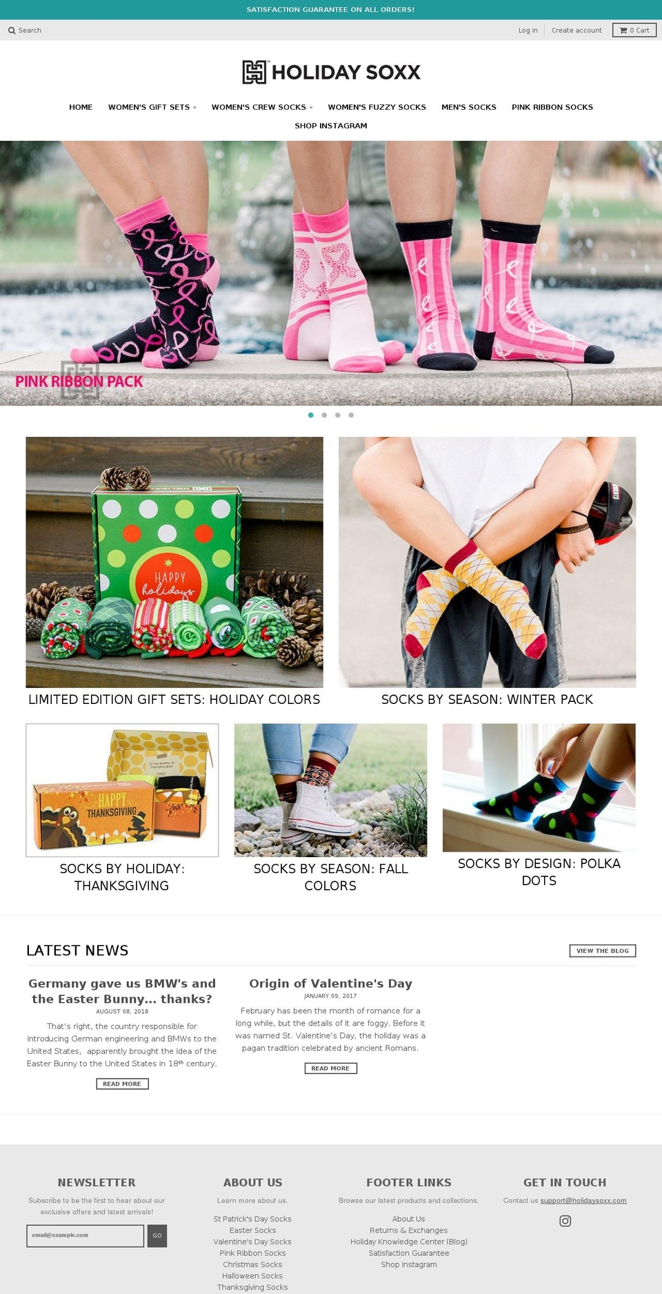 holidaysoxx.com — Shopify storefront screenshot