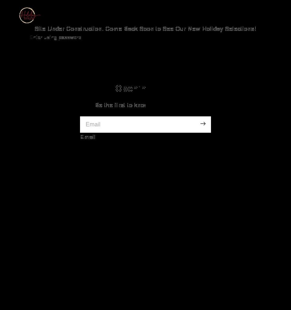 holidaystyles.net shopify website screenshot