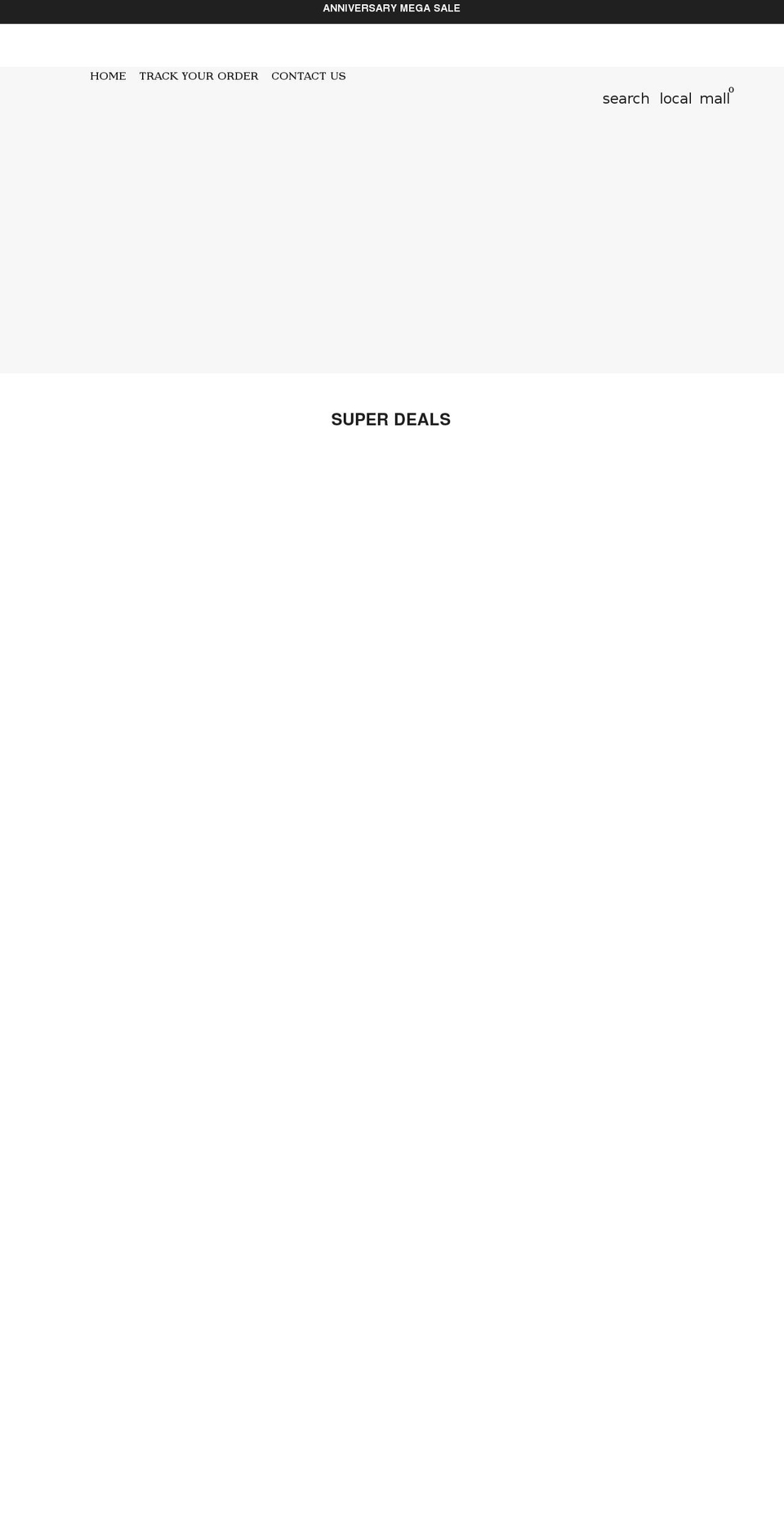 holidaysuperdeals.com shopify website screenshot