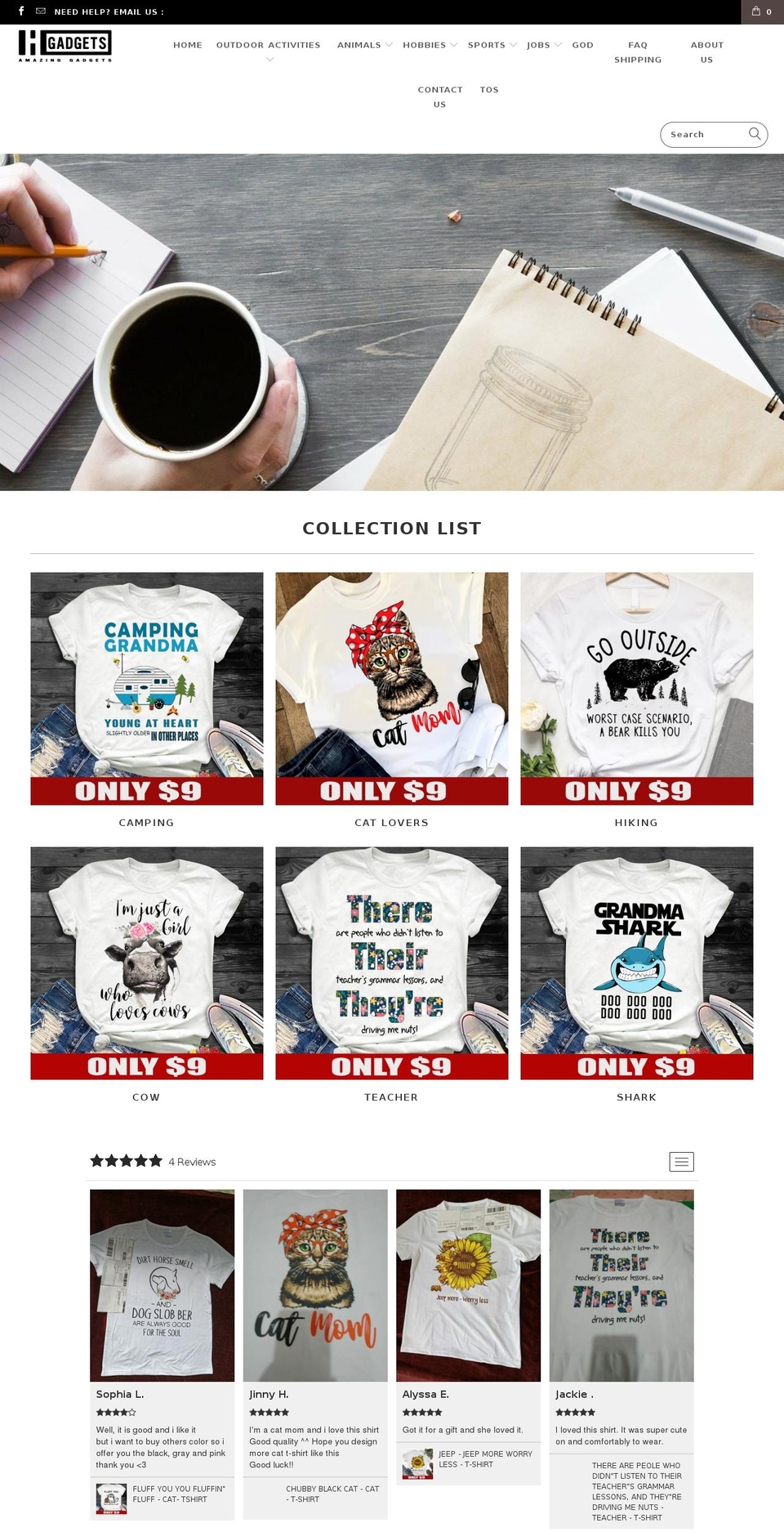 holigadgets.com — Shopify storefront screenshot