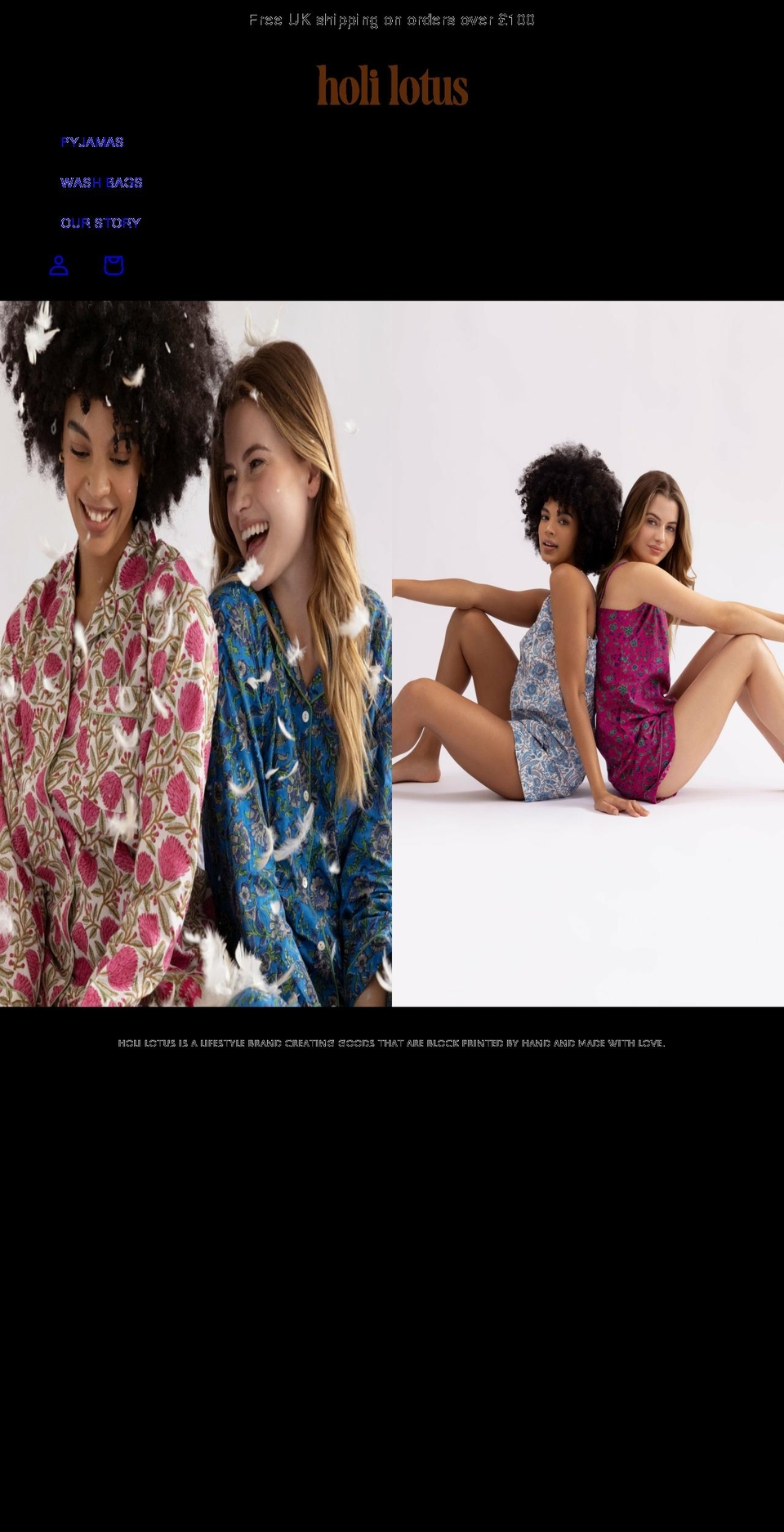 holilotus.com shopify website screenshot