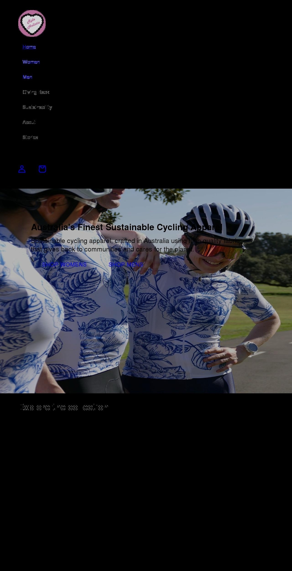 holistic-apparel.com shopify website screenshot