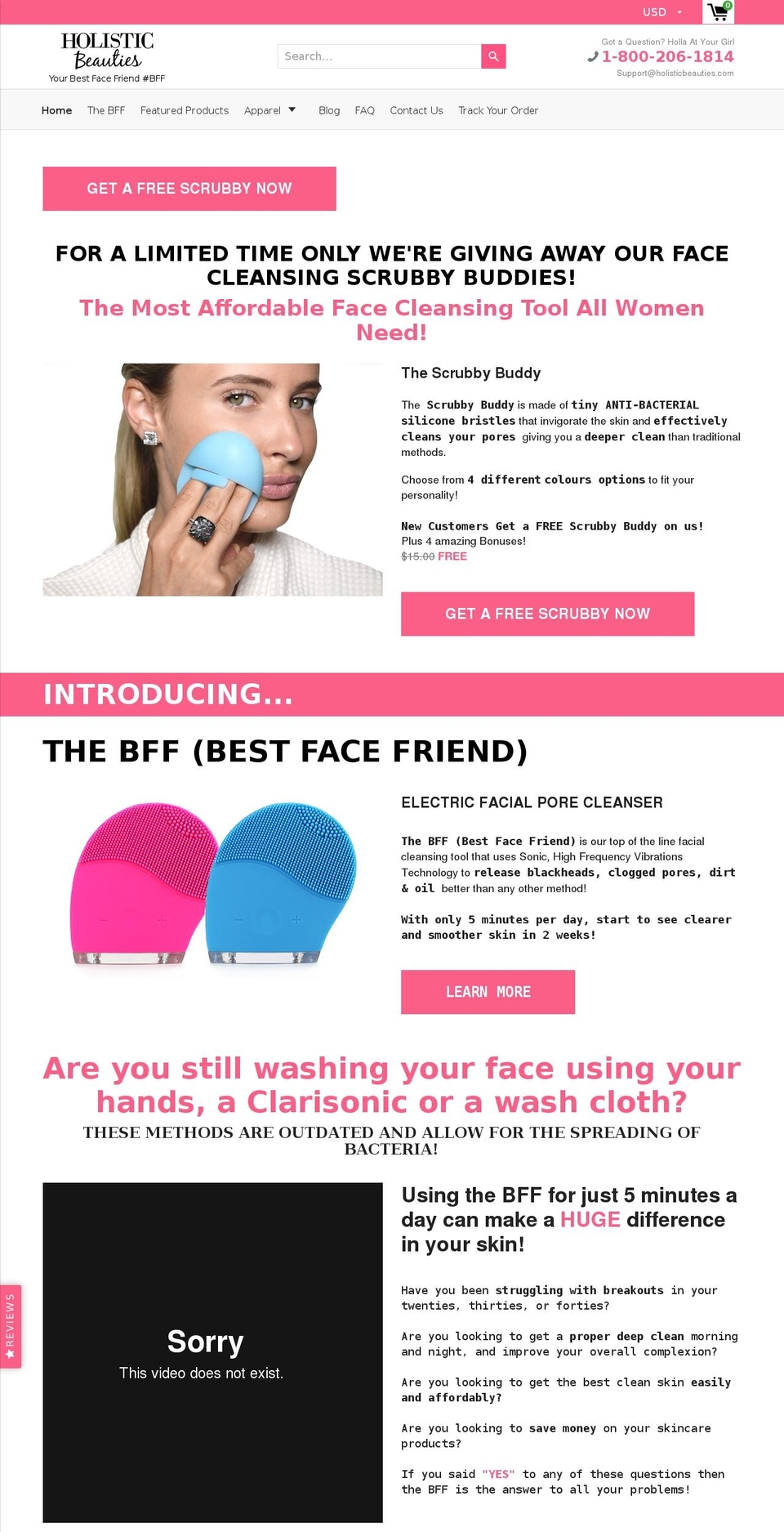 holisticbeauties.com — Shopify storefront screenshot