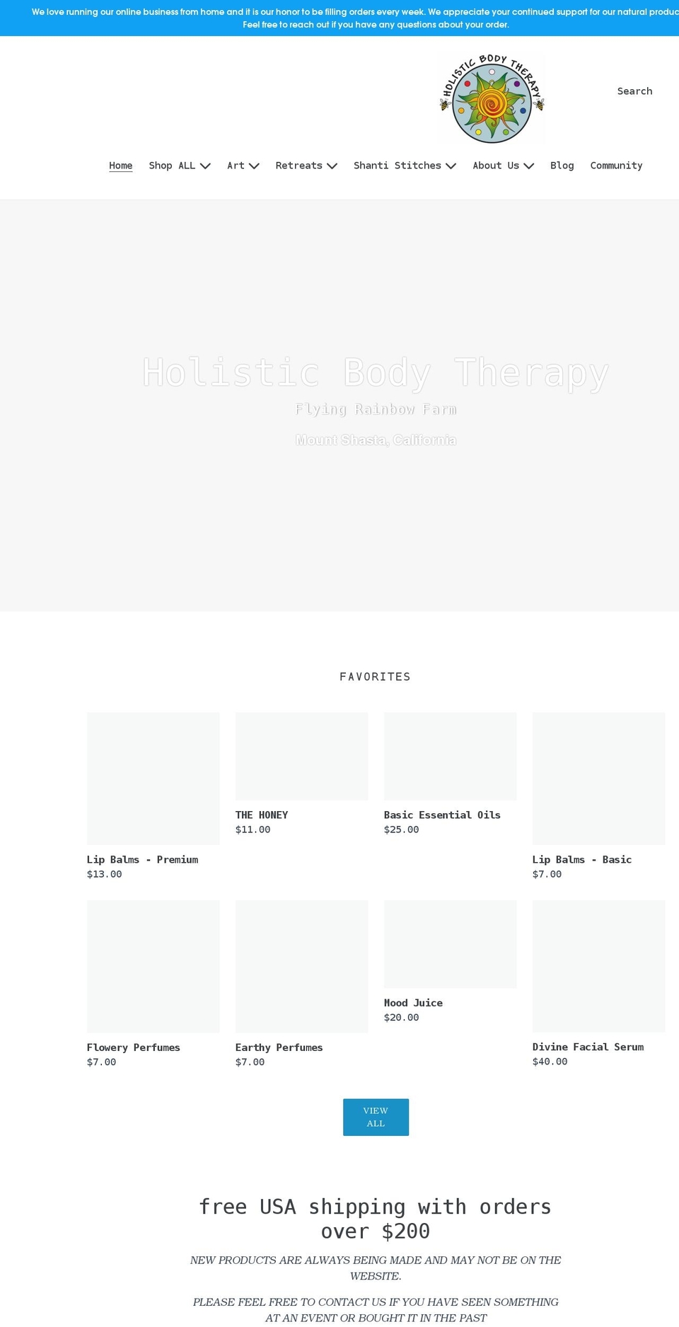 holisticbodytherapy.net shopify website screenshot