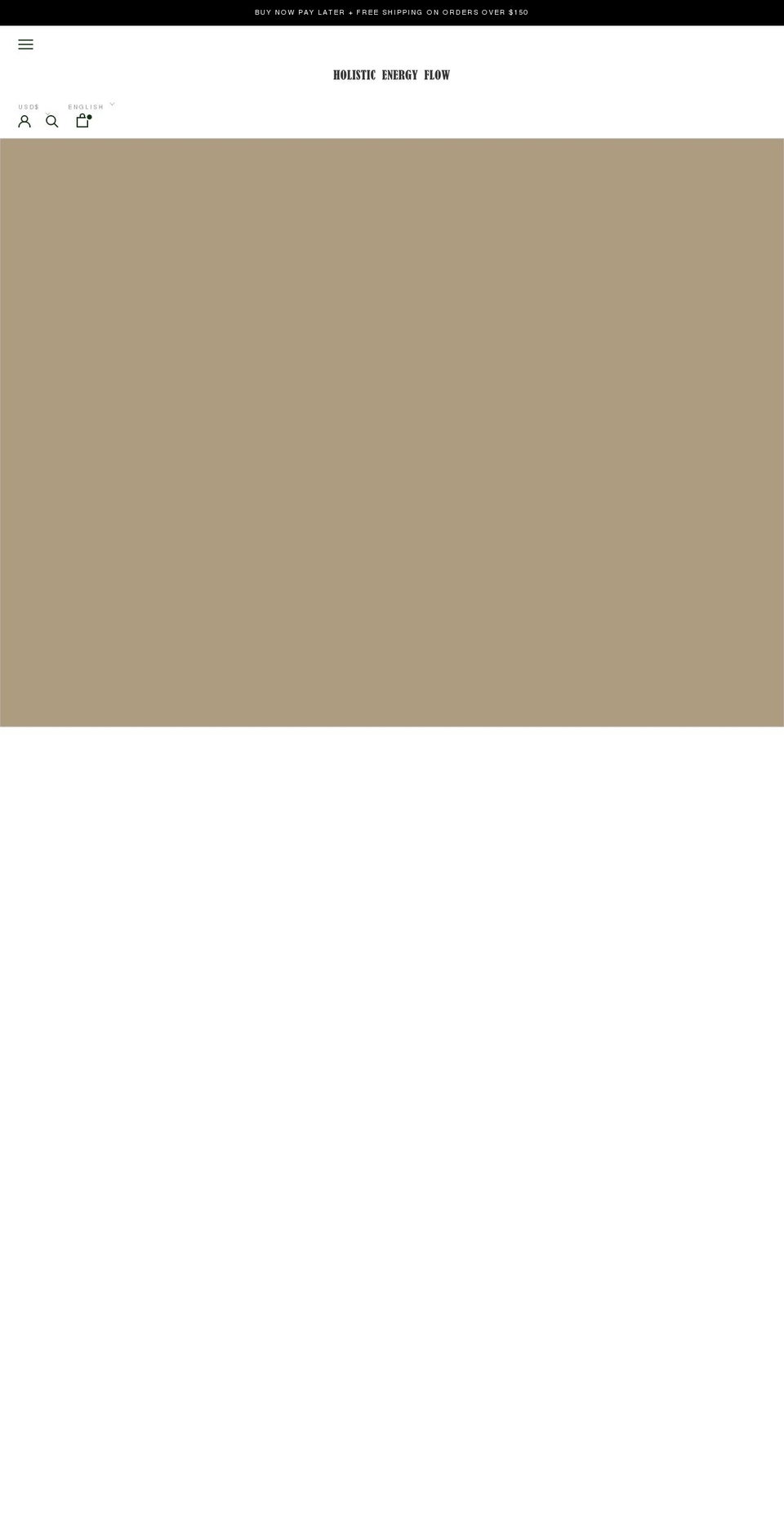 holisticenergyflow.com shopify website screenshot