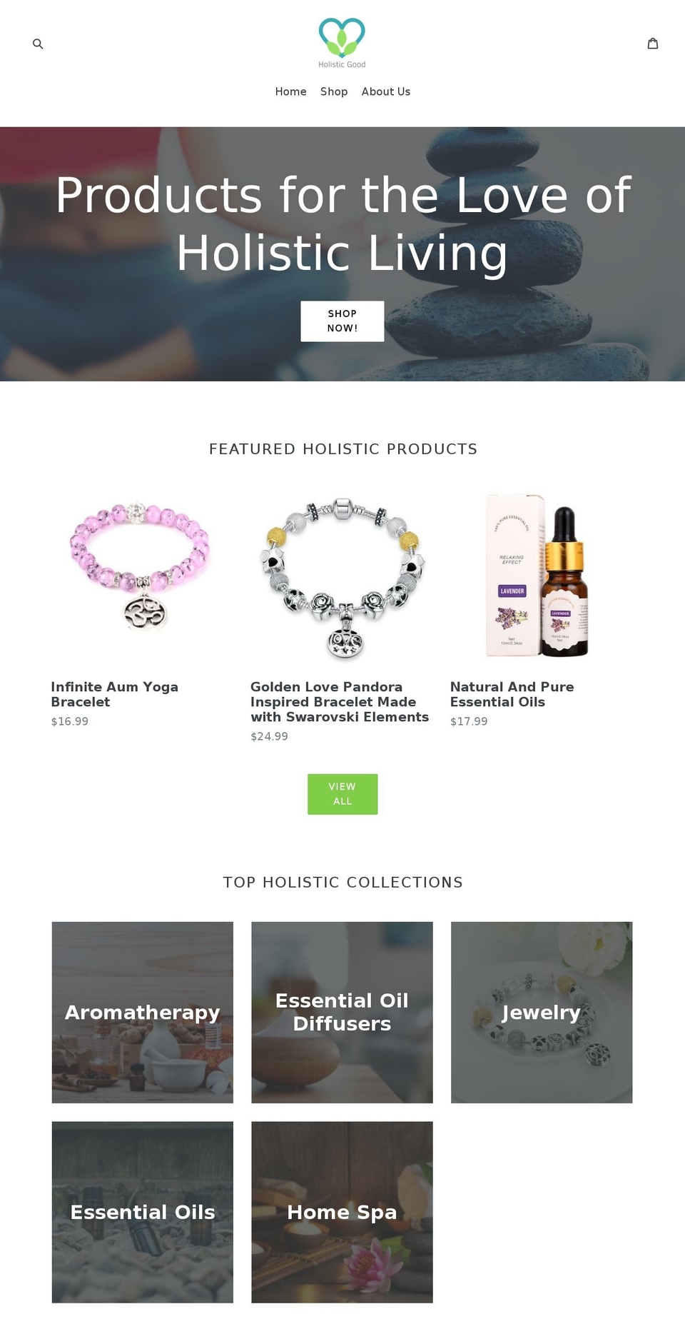 holisticgood.com — Shopify storefront screenshot