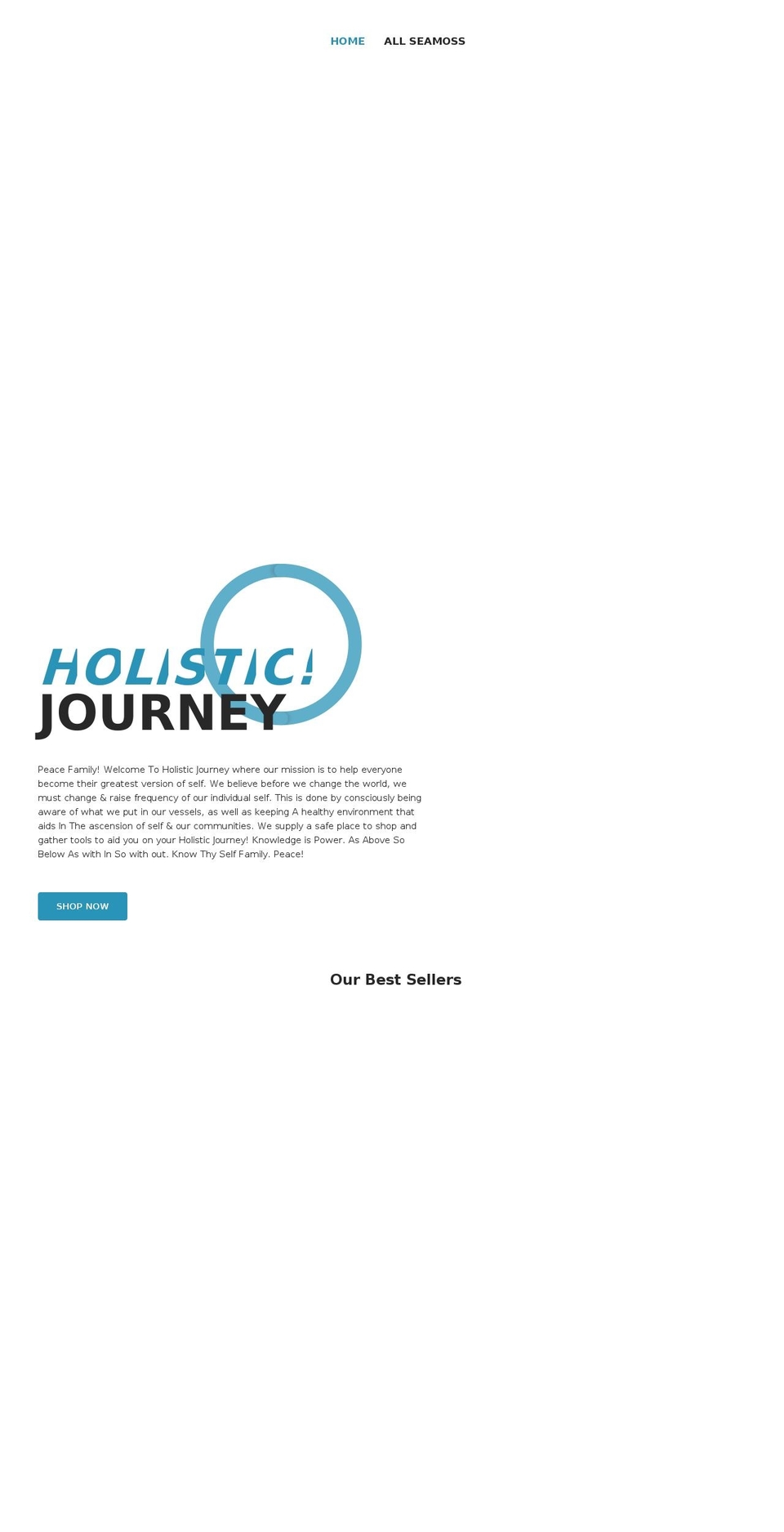holisticjourneyllc.com shopify website screenshot