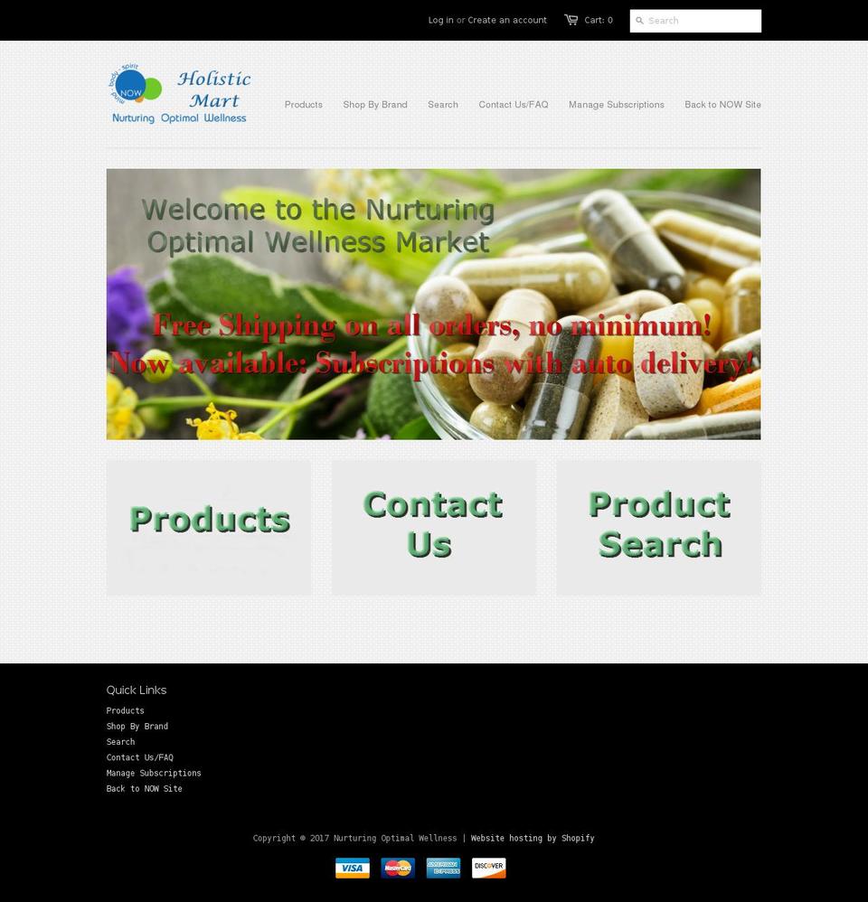 holisticmart.com shopify website screenshot