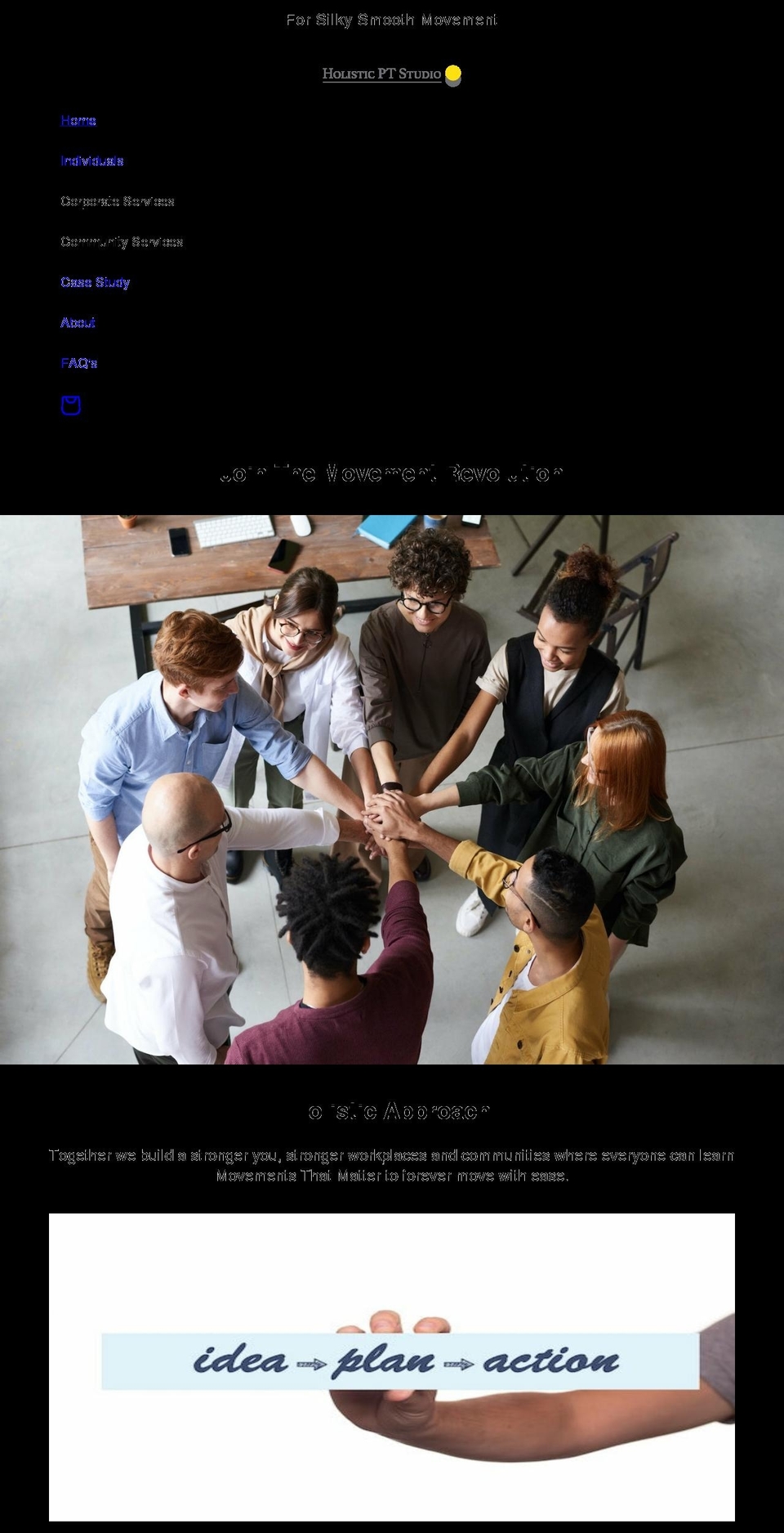 holisticptstudio.com shopify website screenshot