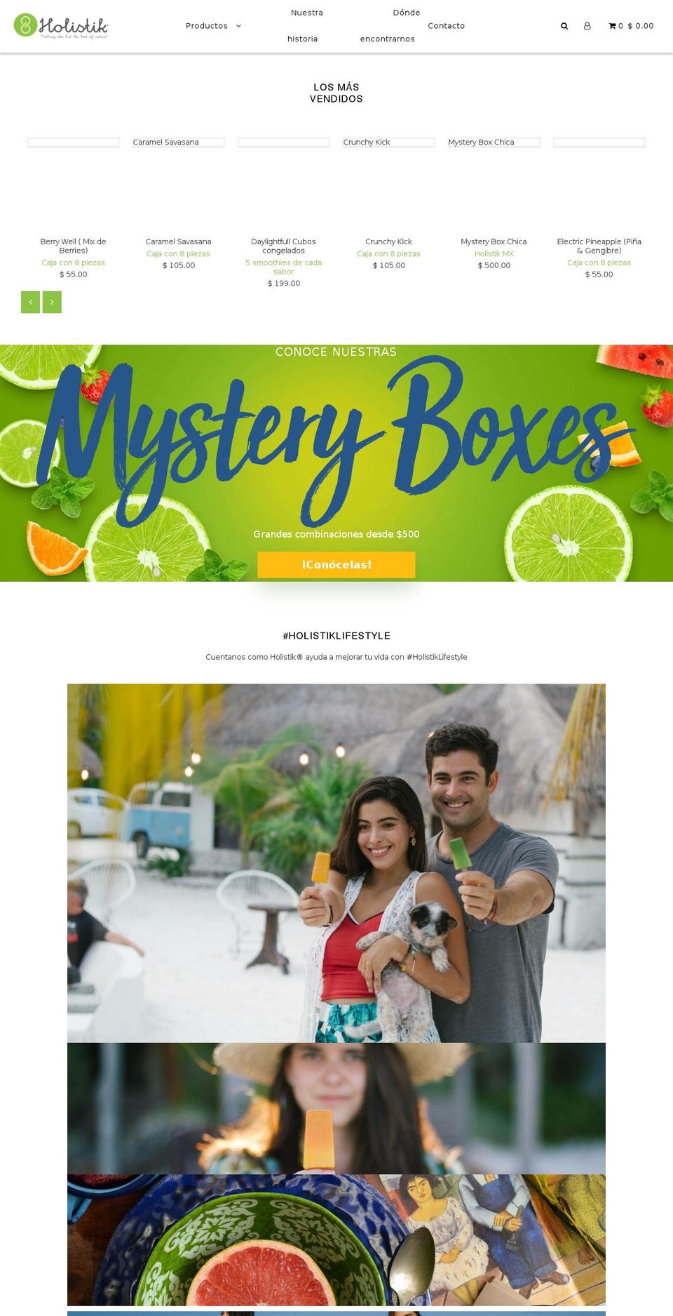 holistik.com — Shopify storefront screenshot