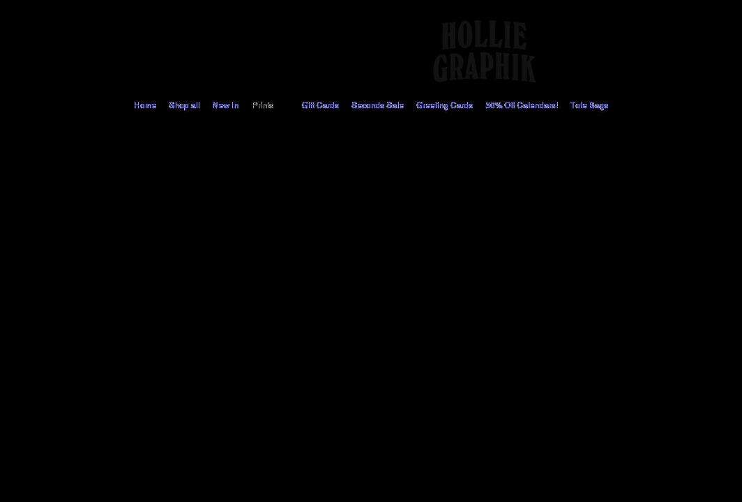 holliegraphik.com shopify website screenshot