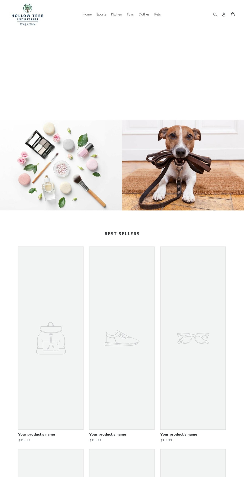 hollowtreeindustries.net shopify website screenshot
