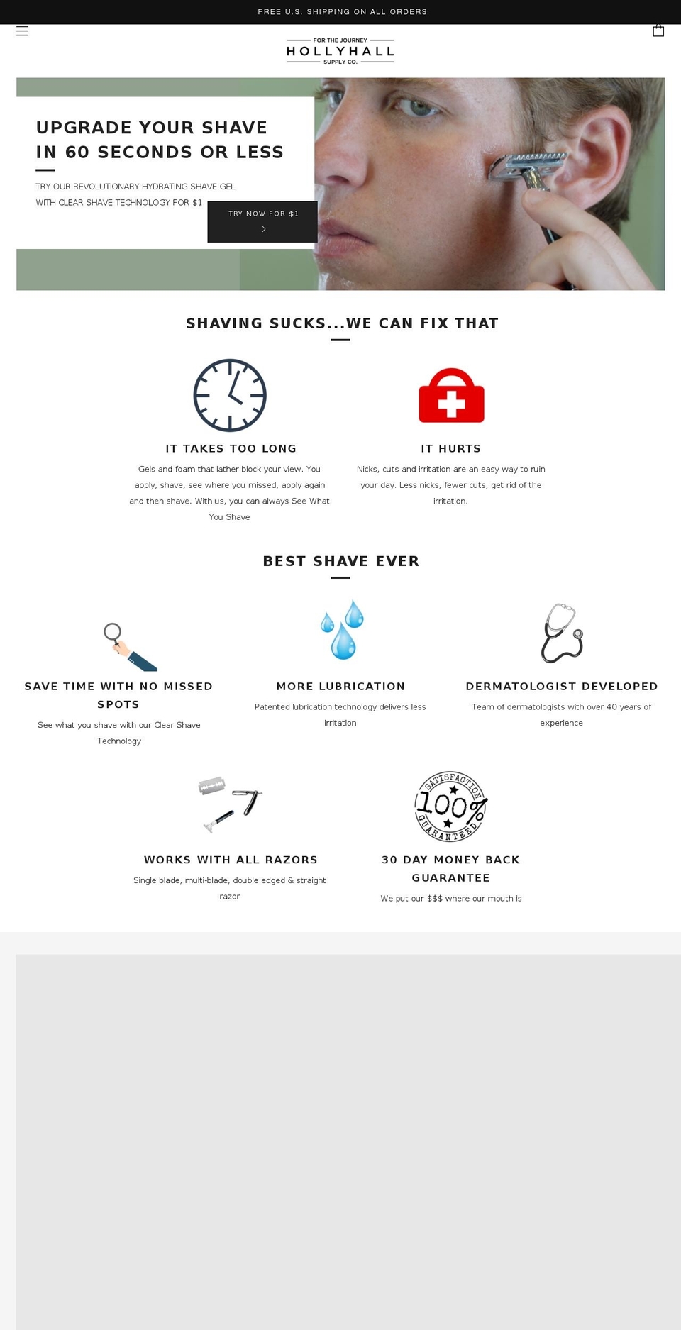 hollyhallsupply.com — Shopify storefront screenshot